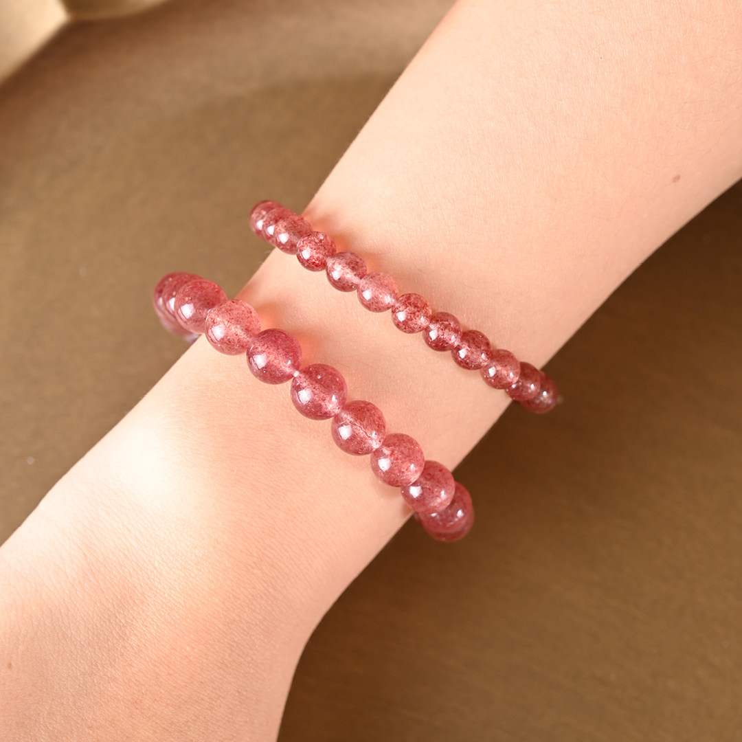 【無瑕】和諧之音-草莓晶手鍊