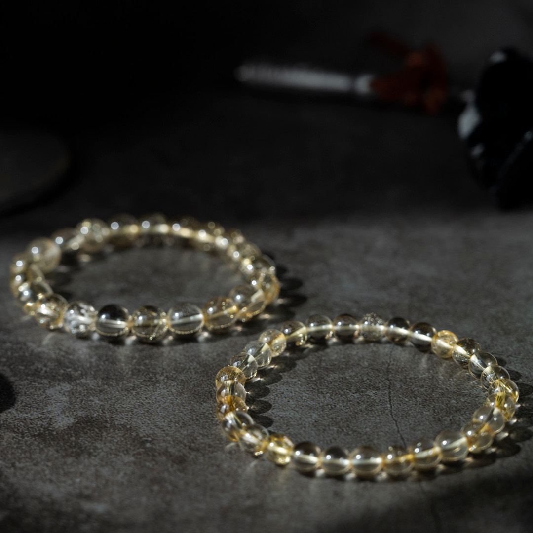 【無瑕】無畏之心-金髮晶手鍊