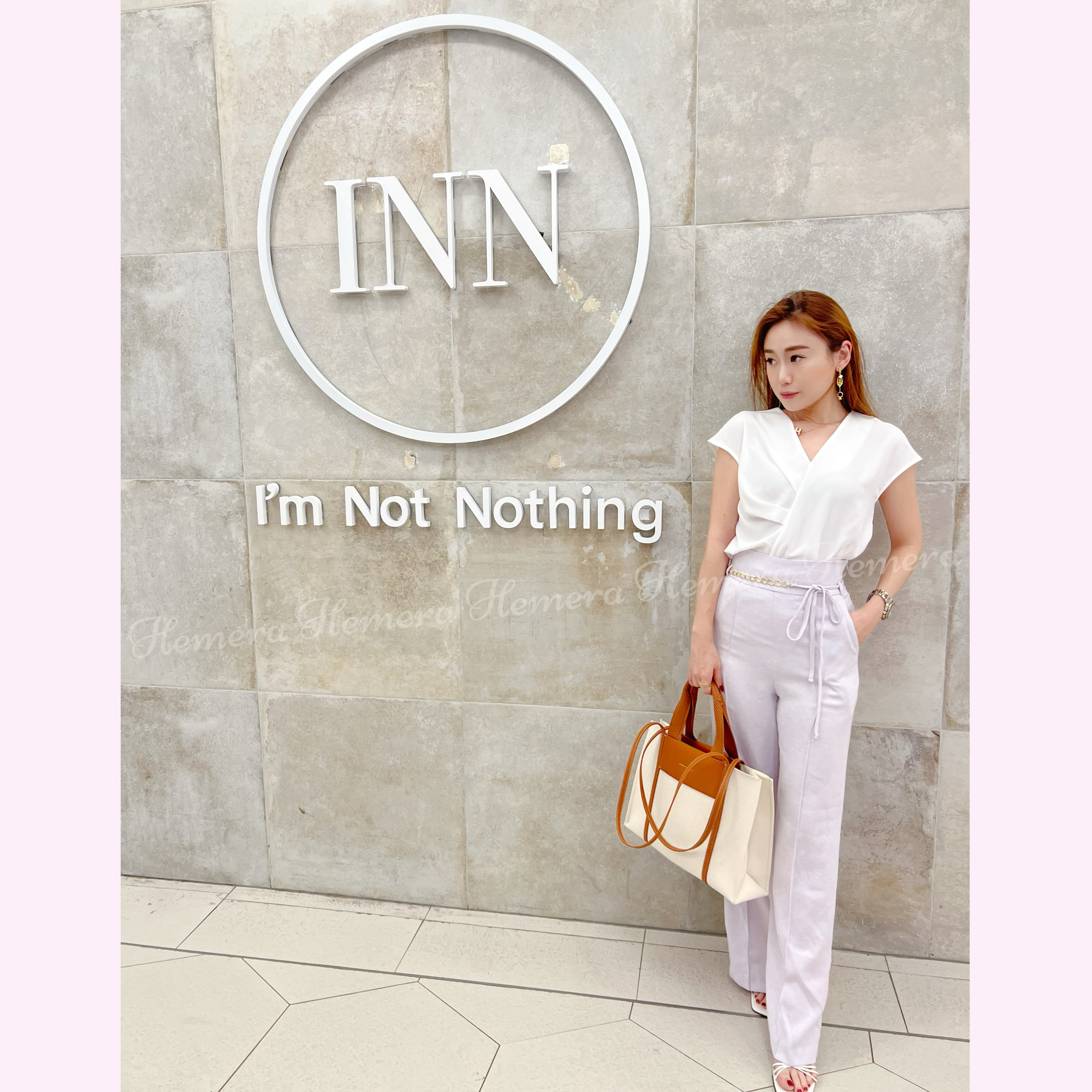 TWEED GOLDEN CHAIN STRAIGHT PANTS PT22S0953