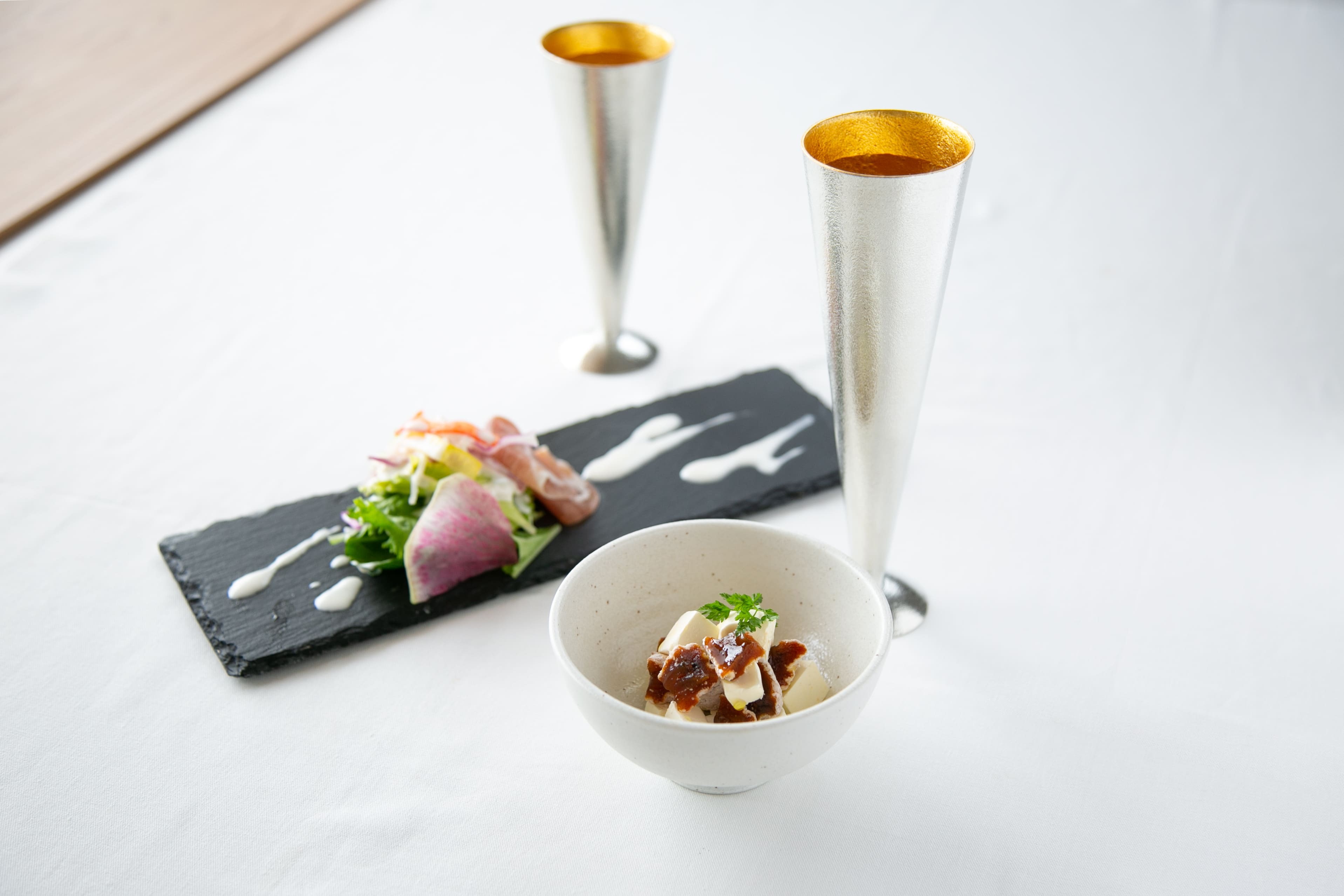 能作 金箔 香檳錫杯 (L) (190ML)