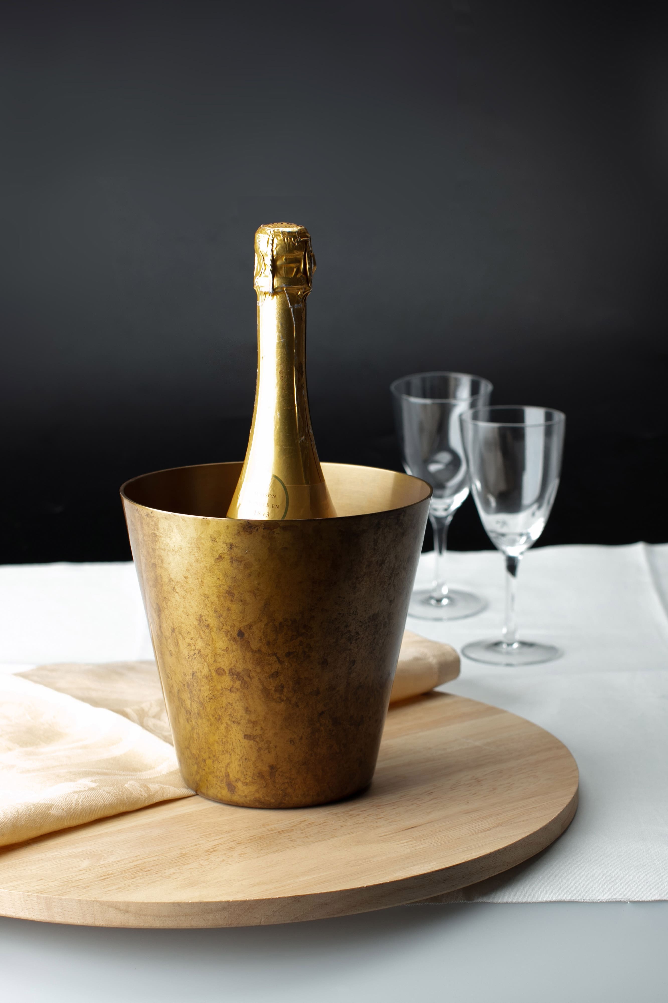 能作 金茶色 香檳保冰桶