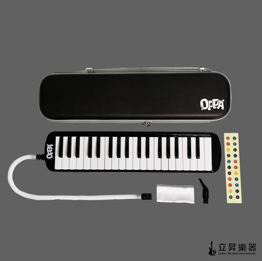 OPPA FUN-37 37鍵口風琴 ｜ 藍色 OPPA FUN-37 37鍵口風琴 ｜ 藍色 / 綠色 / 粉紅色 / 黑色 附防撞琴盒、吹管、長吹嘴、琴布、鍵盤貼紙、線上樂譜 第 5 張圖片｜三峽鍵盤 / 鋼琴