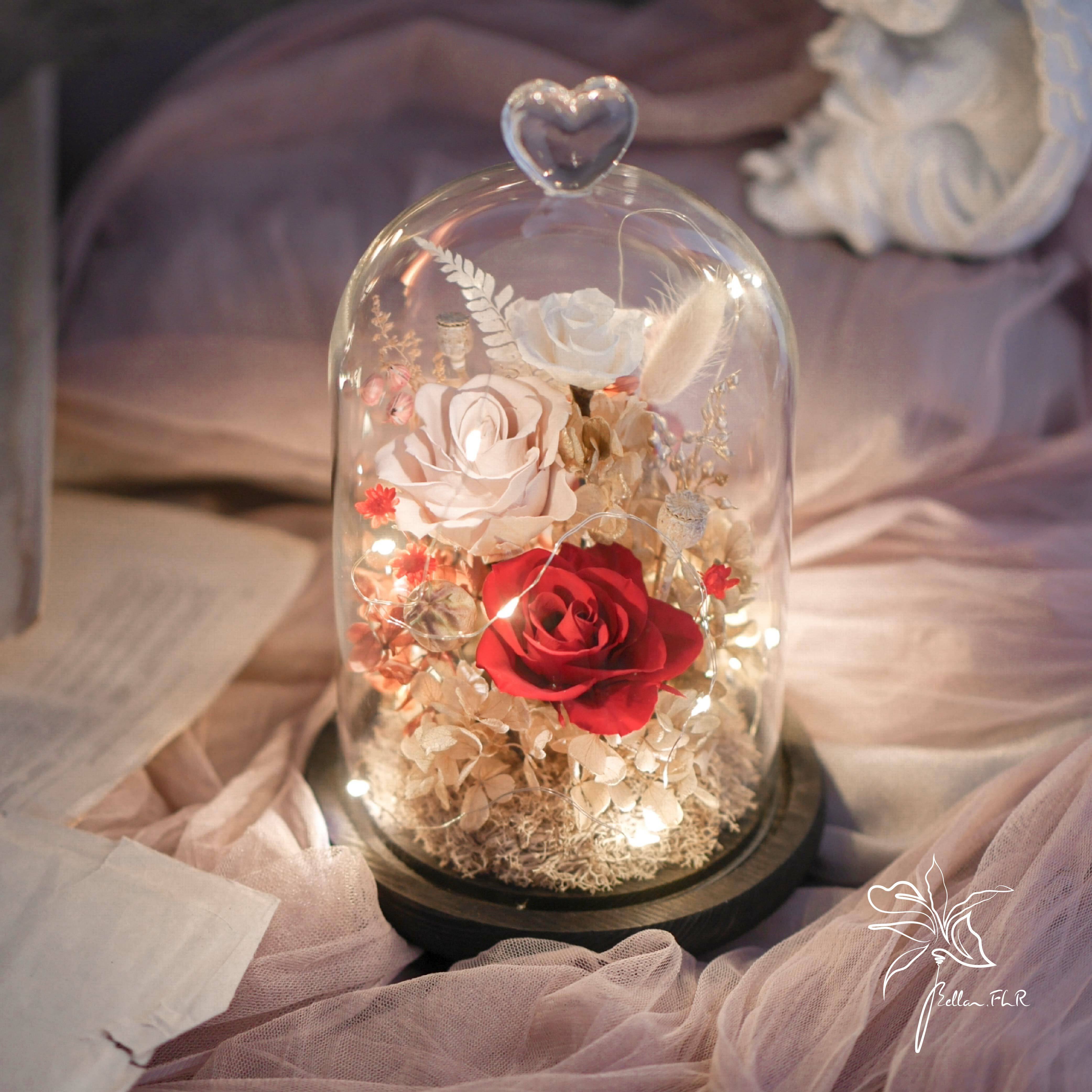 【一眼萬年的愛戀】長型玻璃花盅-大