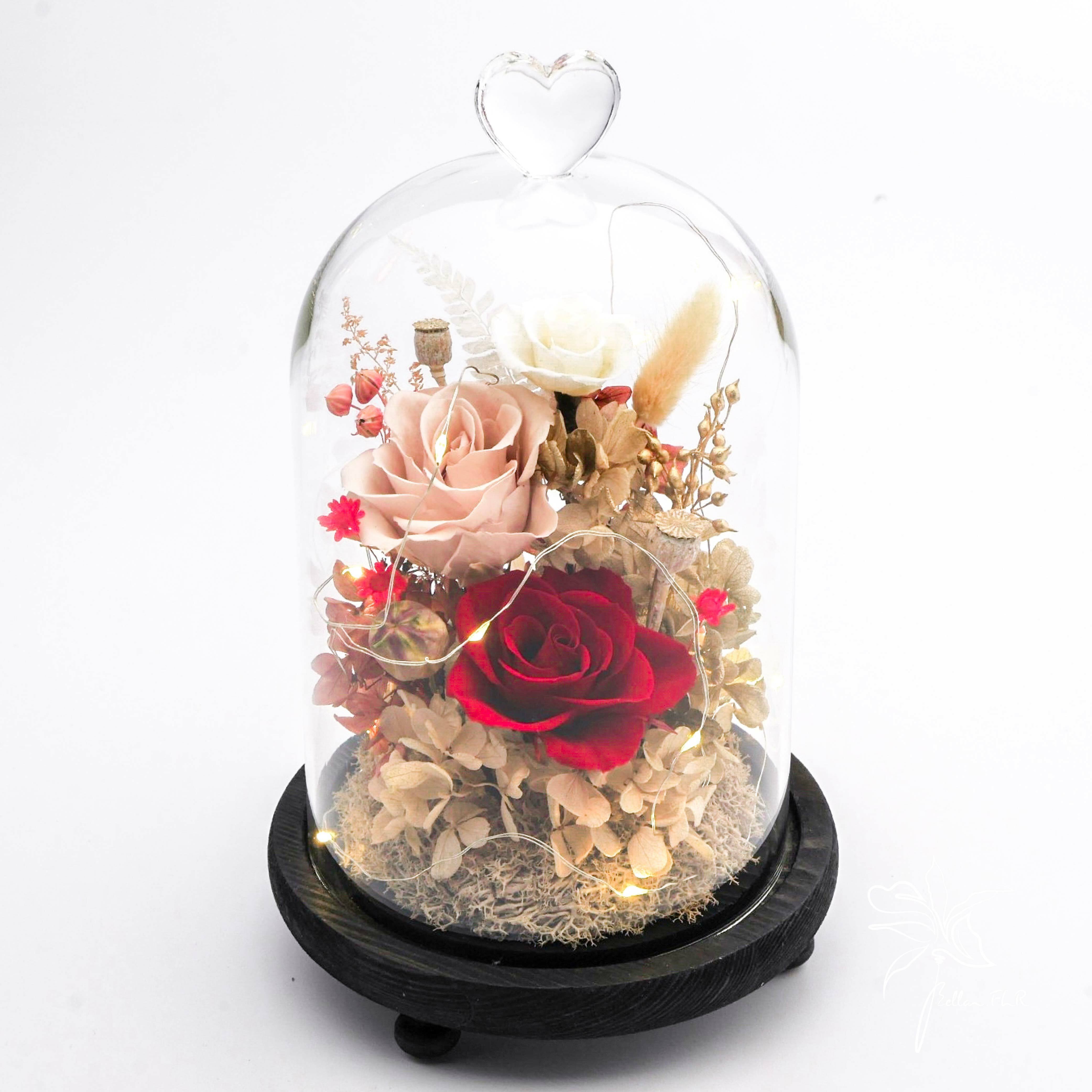 【一眼萬年的愛戀】長型玻璃花盅-大