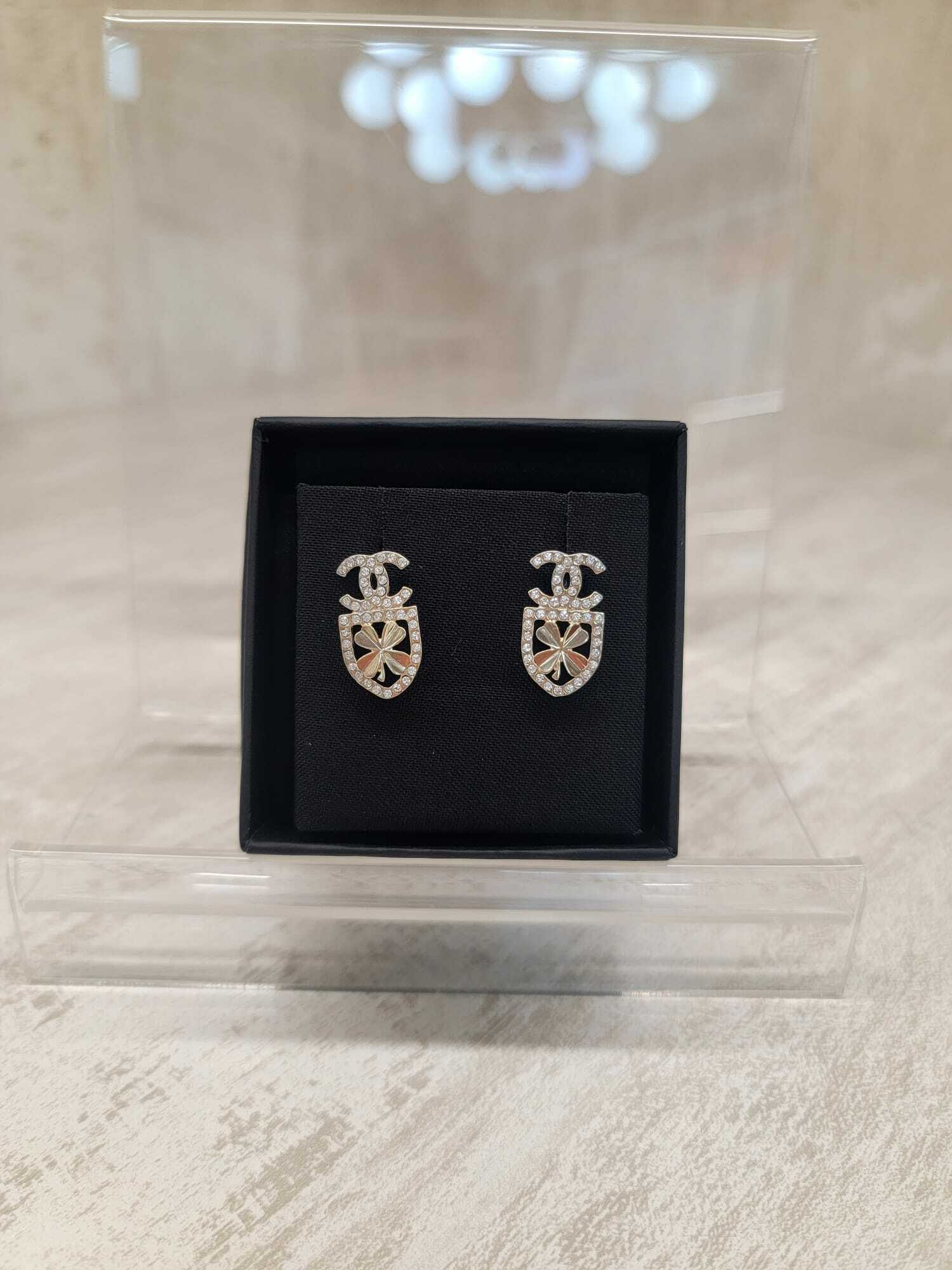 Chanel AB4781 earrings  耳環 淡金色