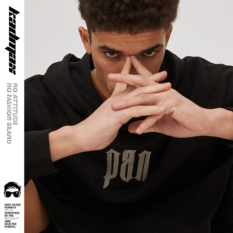 KADMAX大尺碼-潮牌長袖帽T〈BSWY0801〉