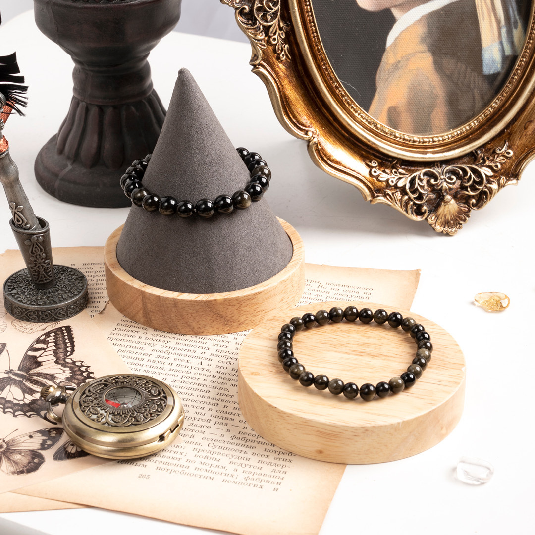 【無瑕】金曜石素色手鍊