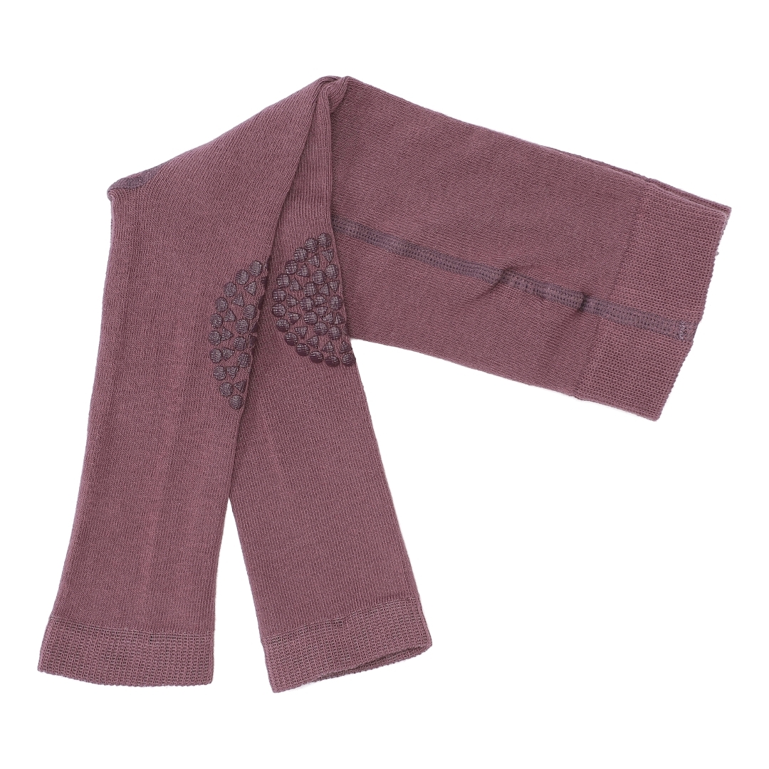 丹麥GoBabyGo 彈力棉打底褲 - Misty Plum