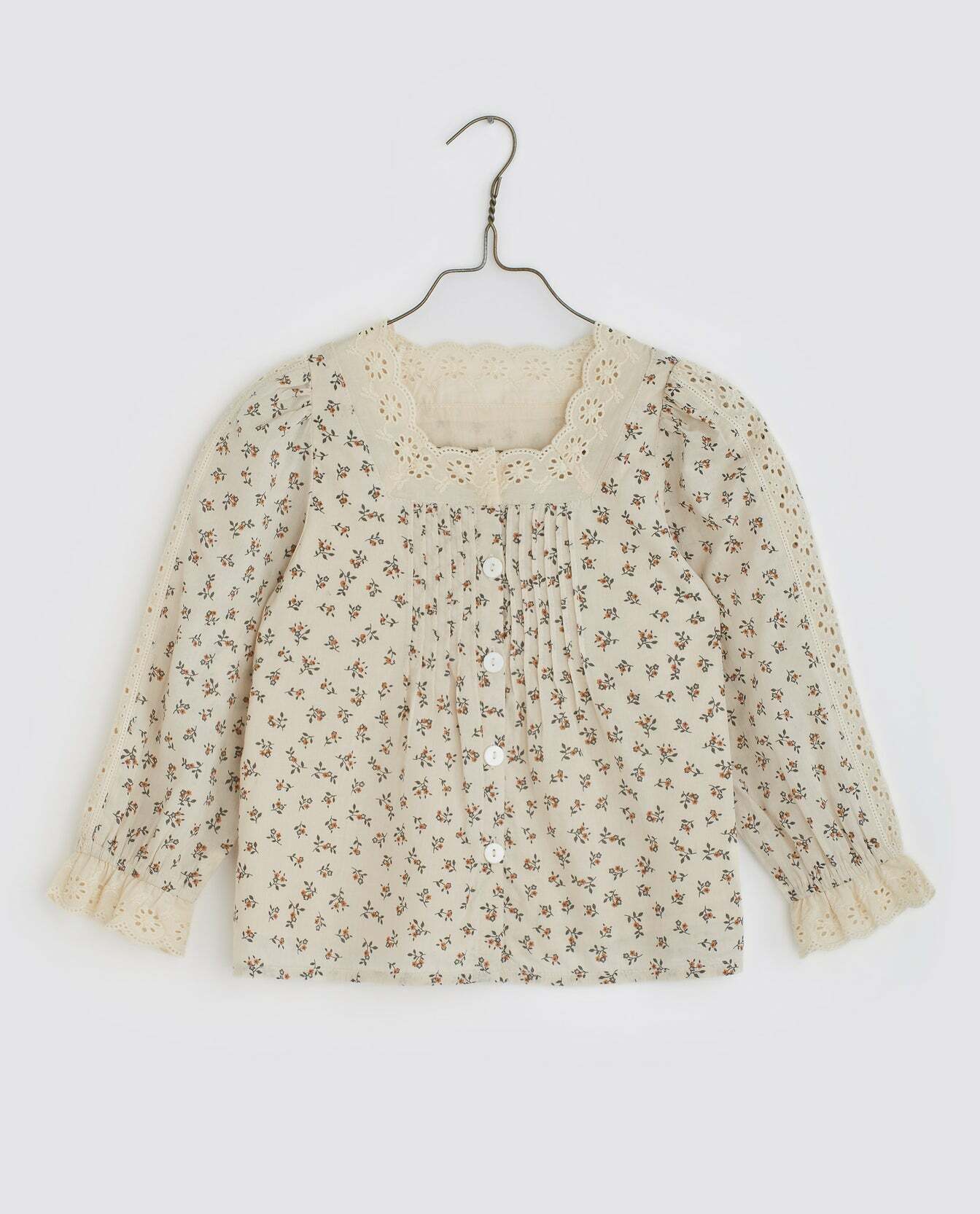 LITTLE COTTON CLOTHES - Claudette Blouse（Cassia Floral）