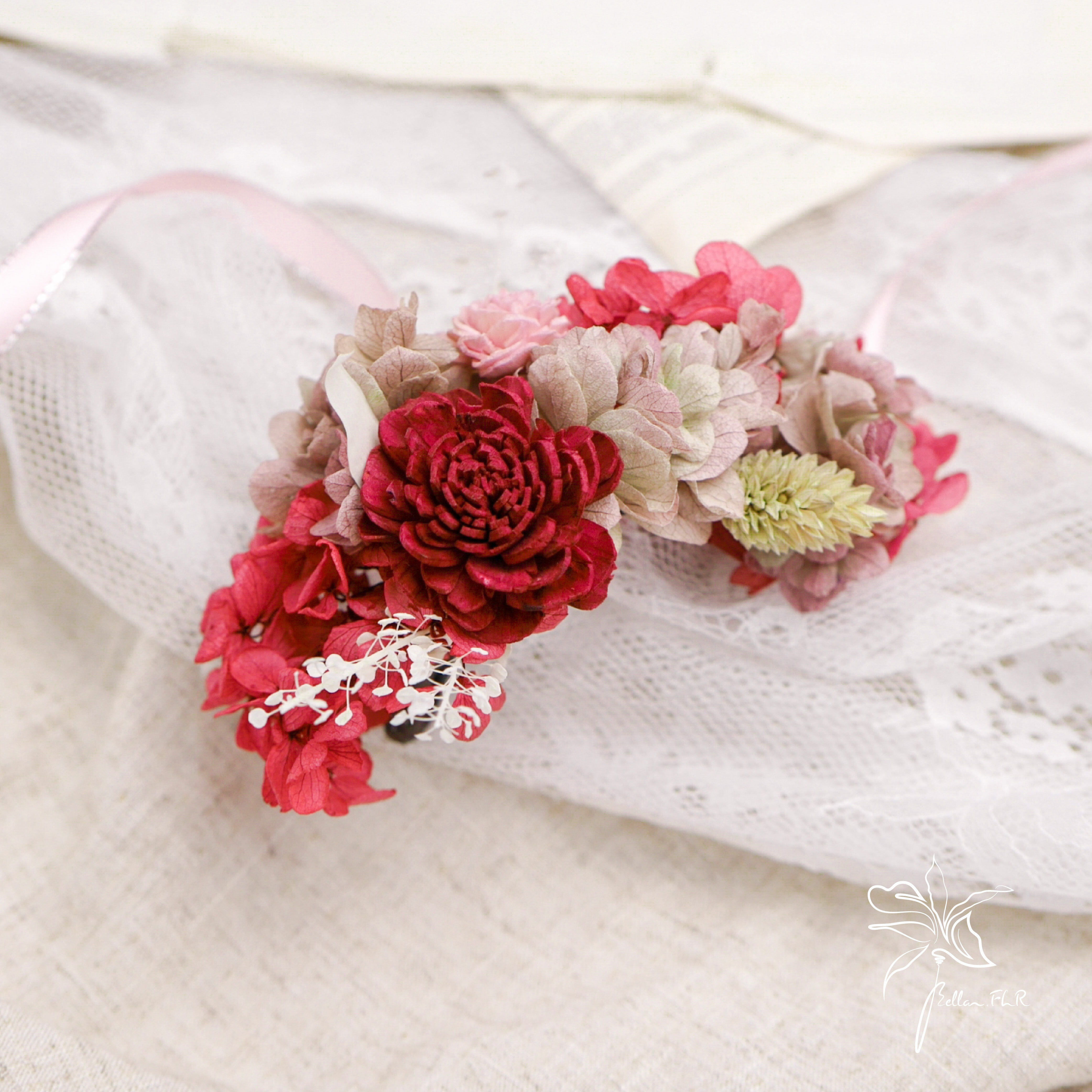 【心中有你】乾燥手腕花