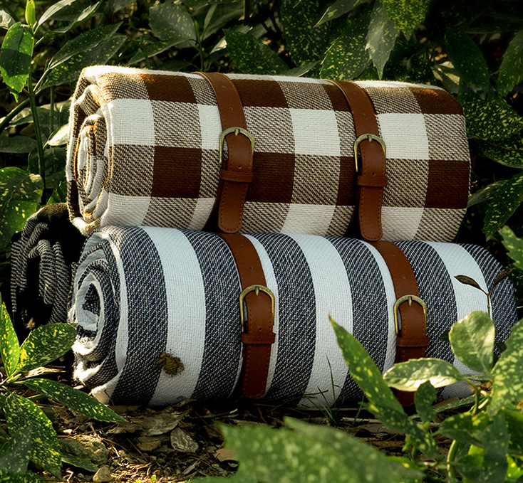 戶外防潮加厚皮革野餐墊