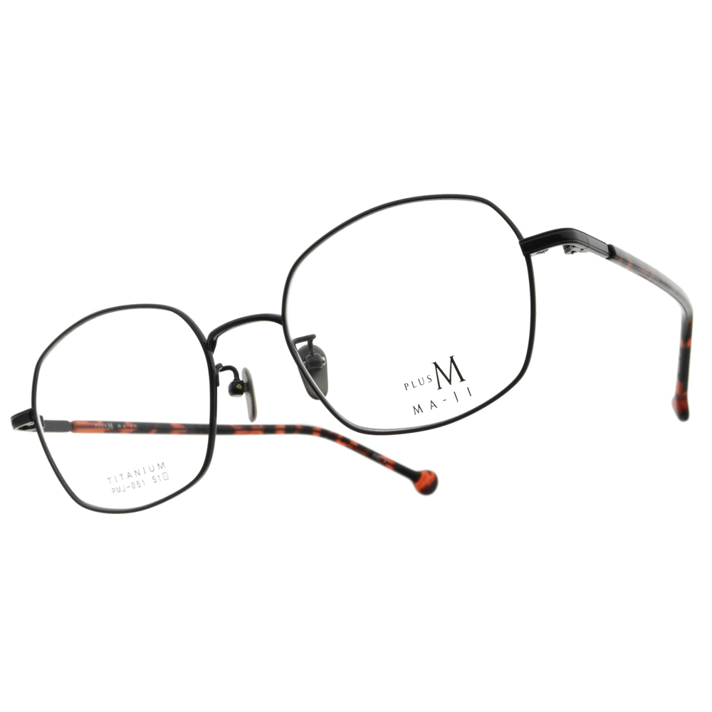 【MA-JI】PMJ051 C4 - PLUS M系列 金屬多邊方框光學眼鏡