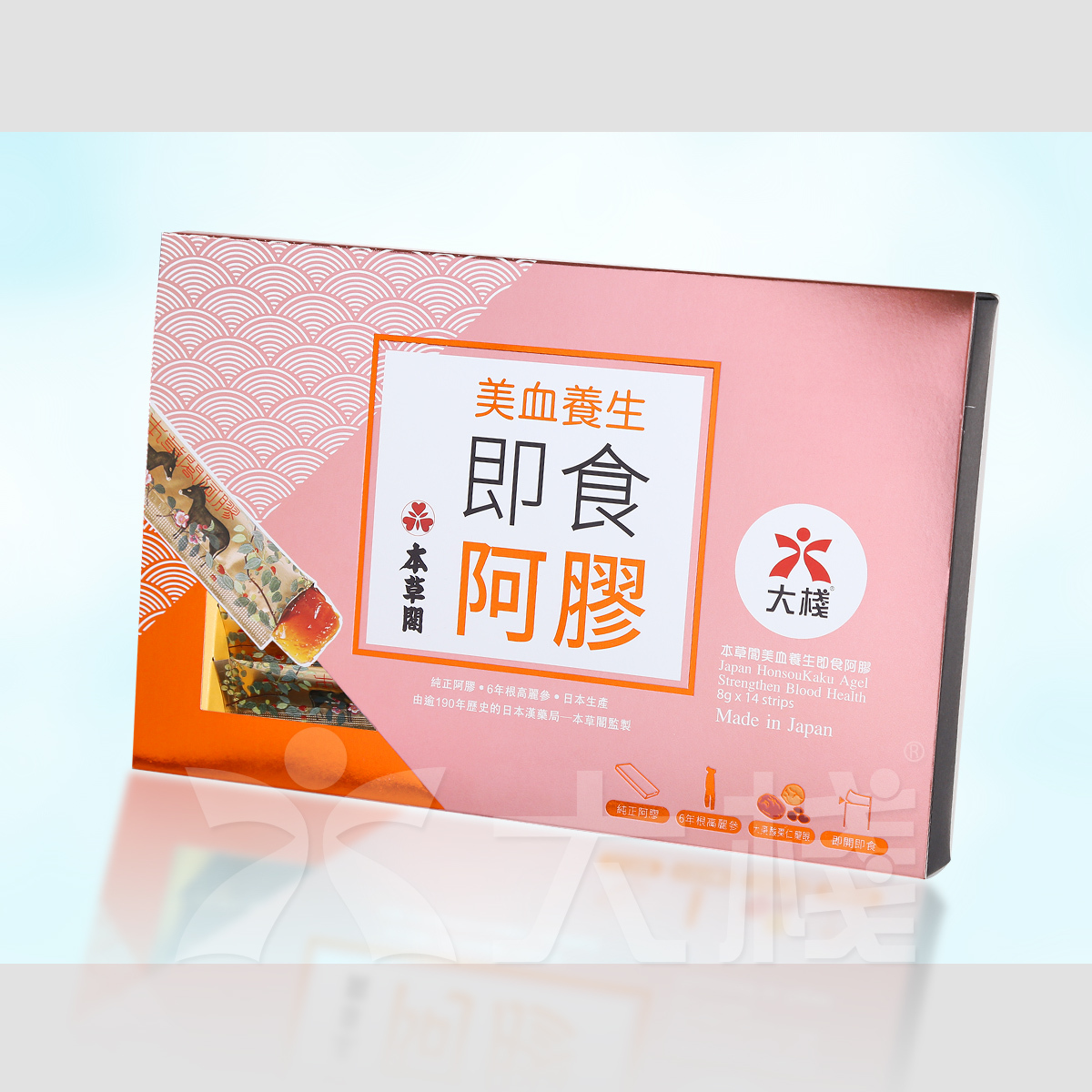 日本 本草閣 美血養生 即食阿膠 (14條裝)