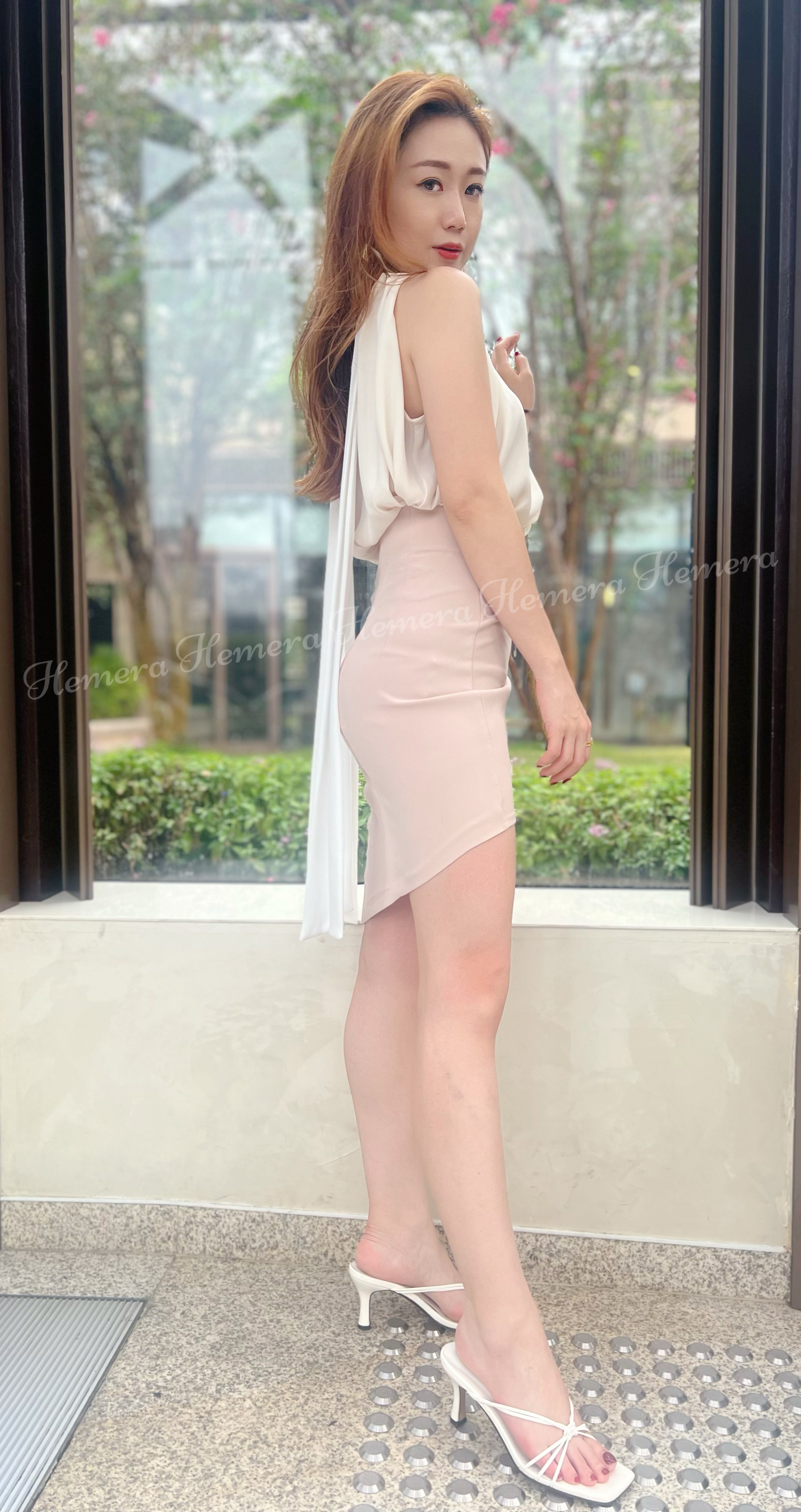 WONDER WOMEN CHIFFON SHAWL TOP TP22S0955