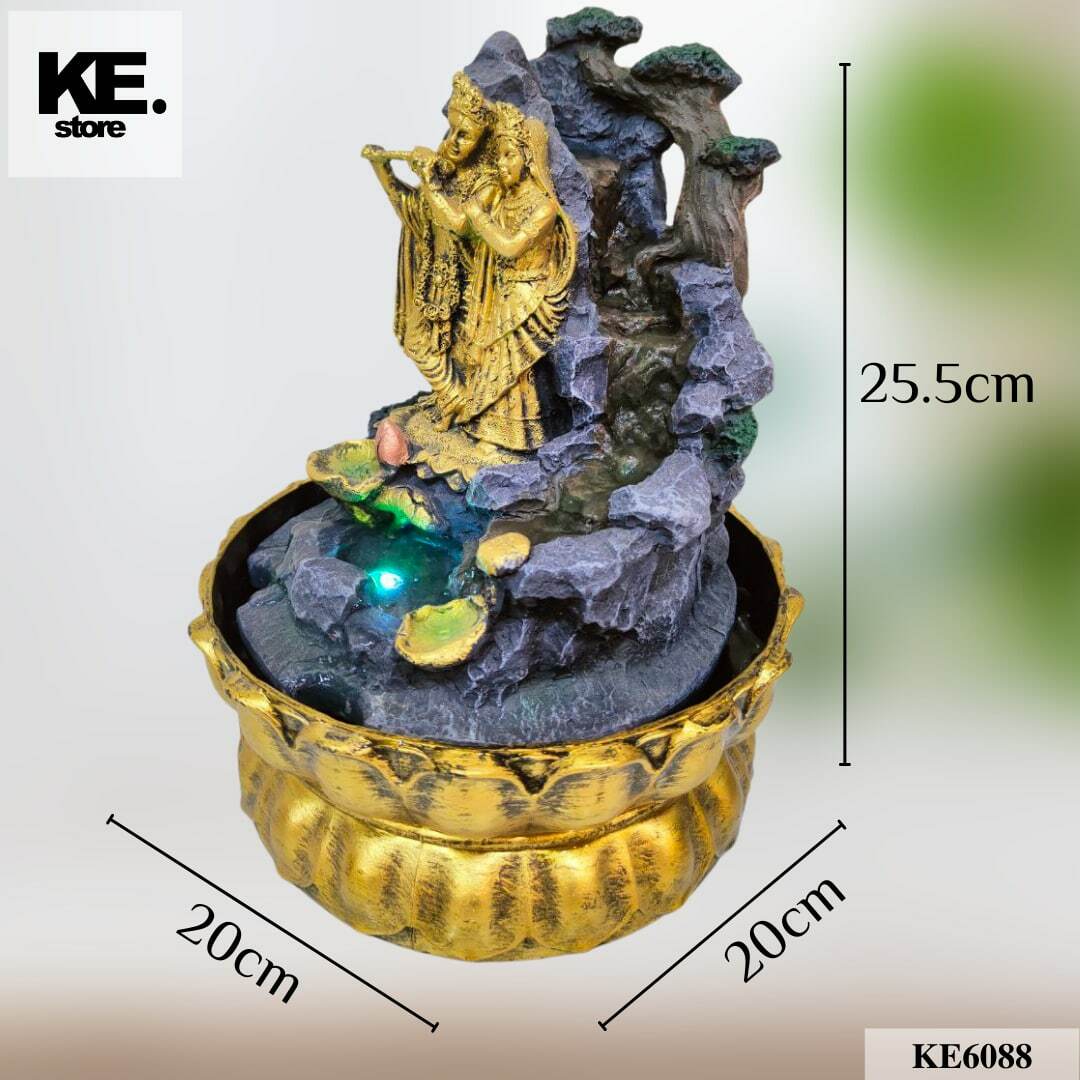 Indoor RadhaKrishna Fountain Code 6088