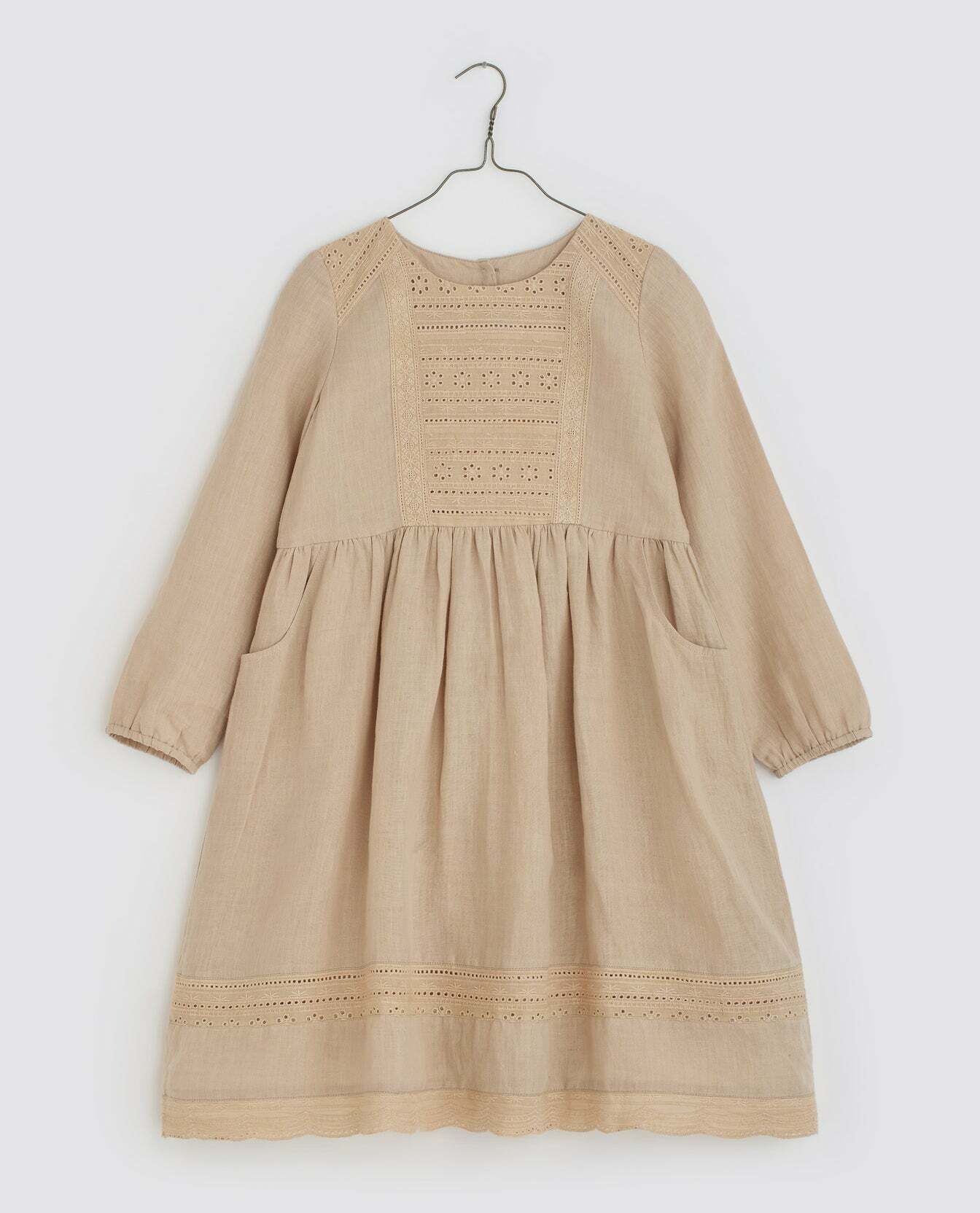 LITTLE COTTON CLOTHES - Jilly Dress（Nutmeg Linen）