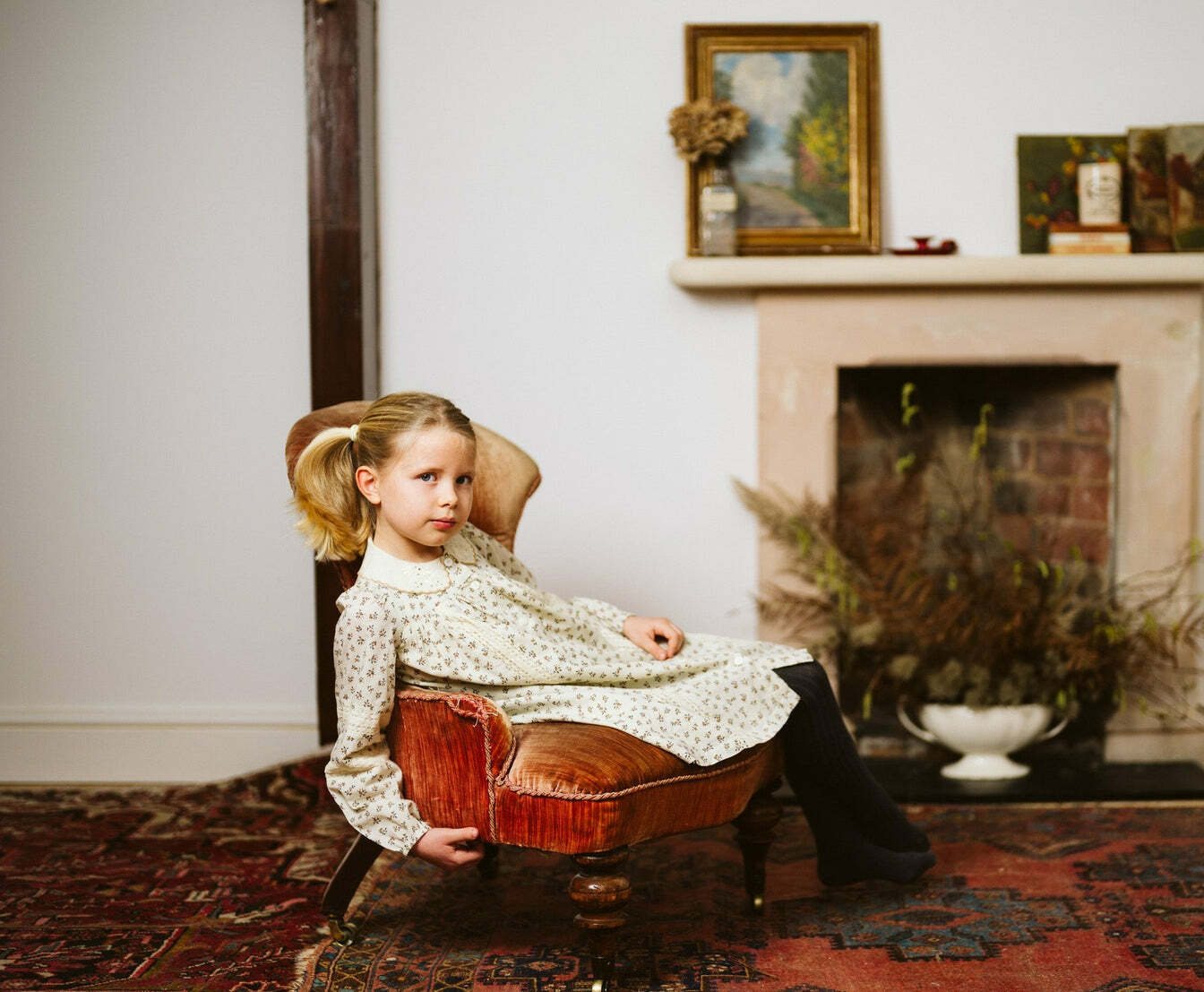 LITTLE COTTON CLOTHES - Mildred Dress（Cassia Floral）