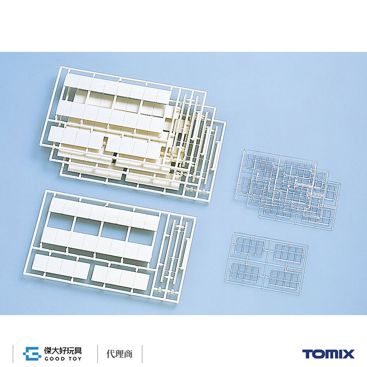 TOMIX 3026 軌道側壁 (4入)