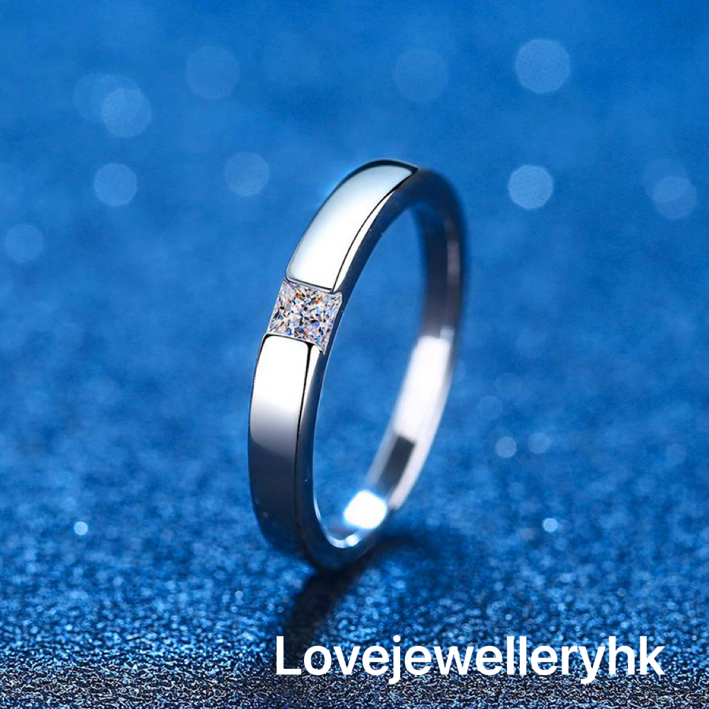 情侶莫桑鑽戒指R03C103