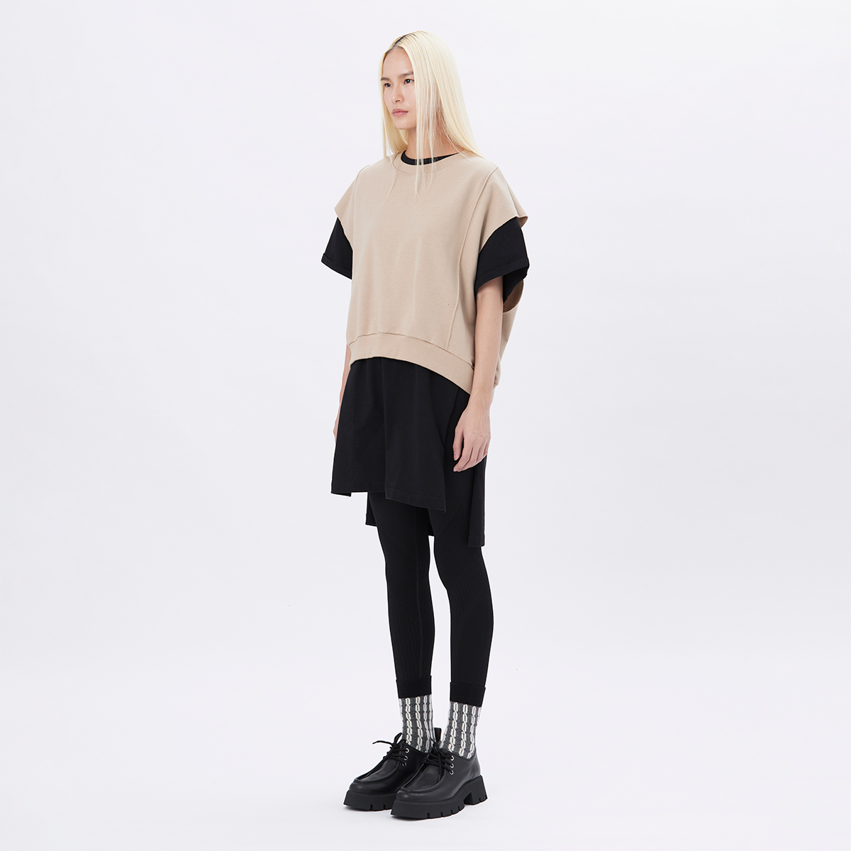 a-｜Kyoto 不收邊寬鬆背心