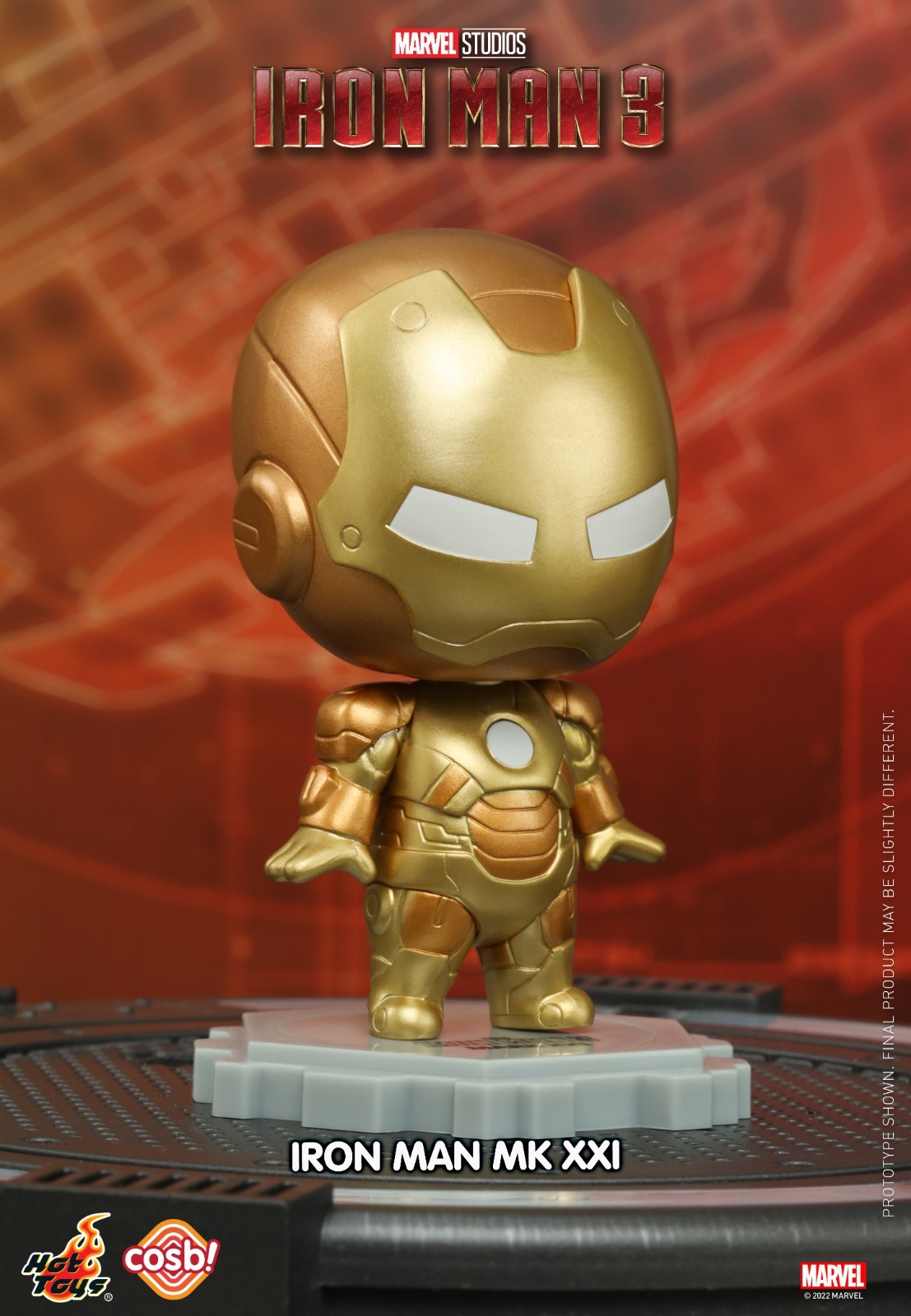 Hot Toys《鐵甲奇俠3》電影裝甲系列Cosbi 盲盒迷你珍藏人偶 (Series 2) (原盒8入)