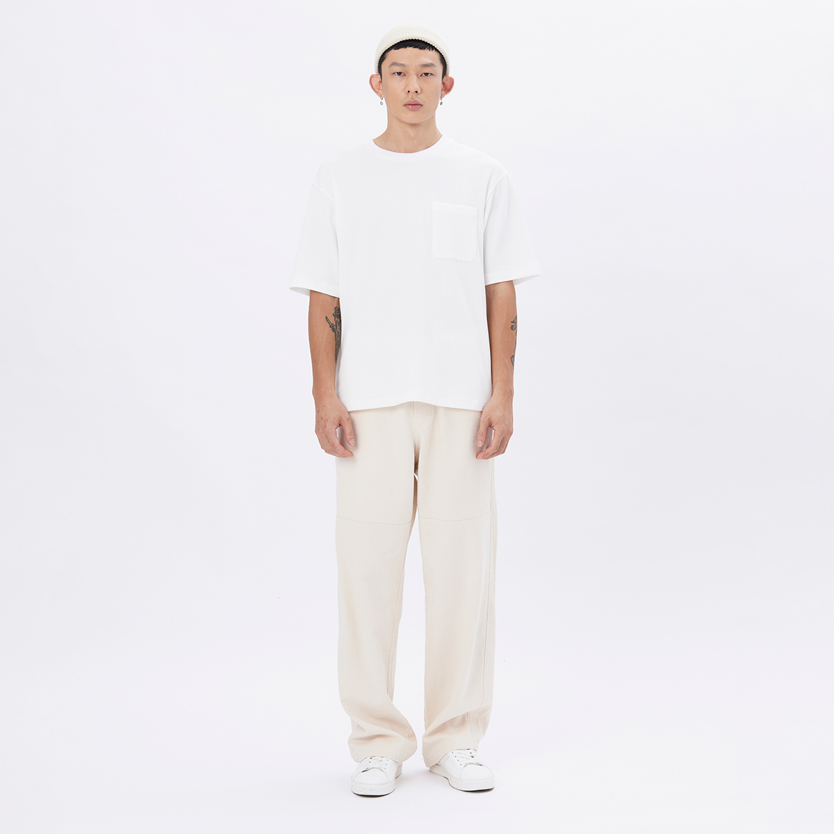 Zero 空氣寬版口袋短袖