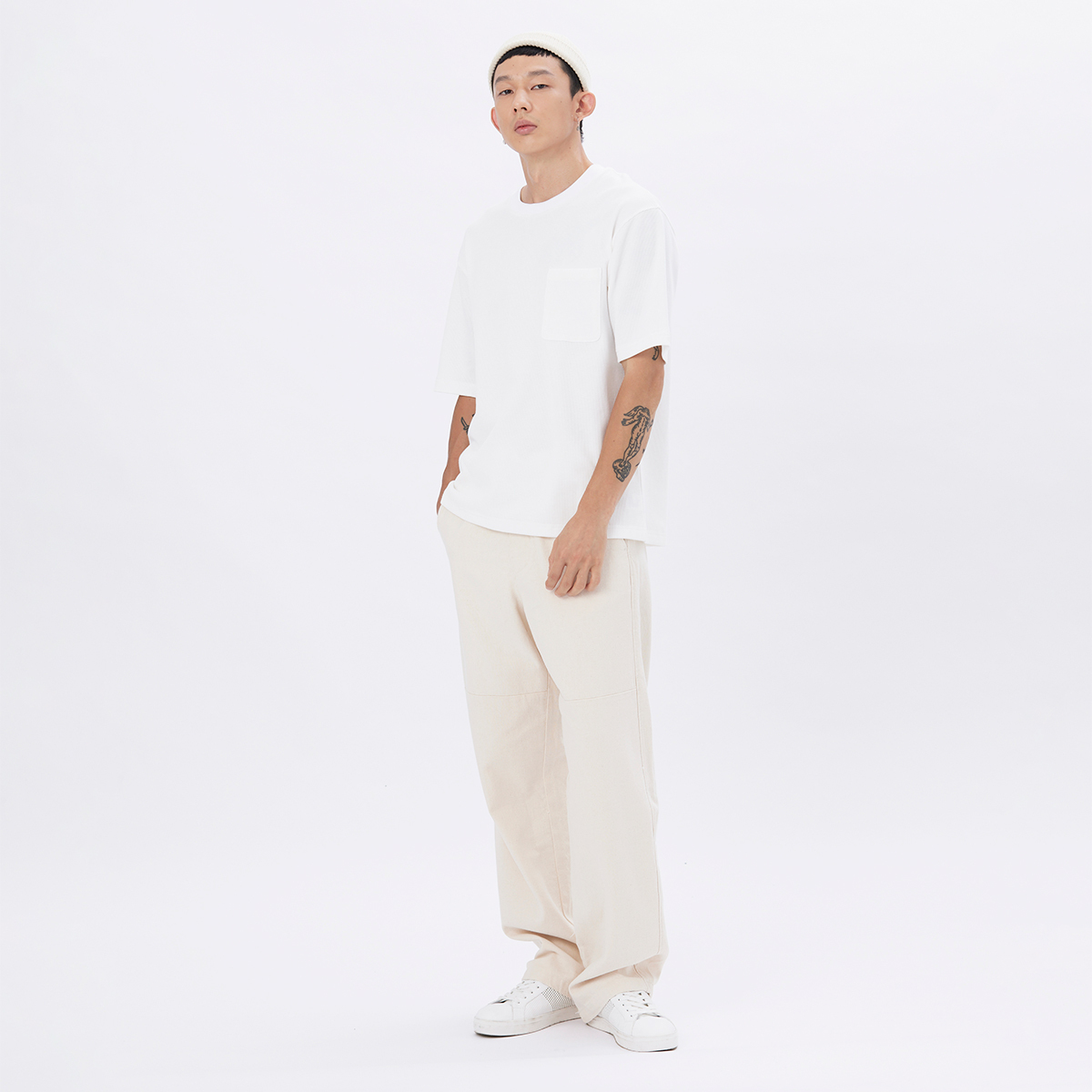 Zero 空氣寬版口袋短袖