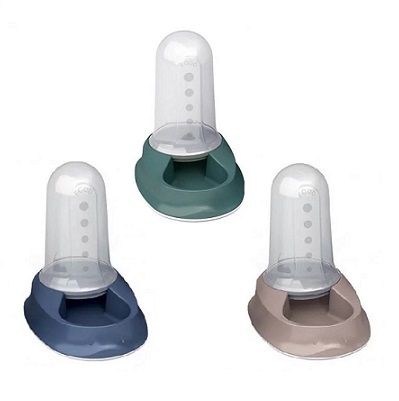 法國Zolux 兩用 食物 / 水座 0.8L / 2L /3.5 L (藍色/灰色/綠色)