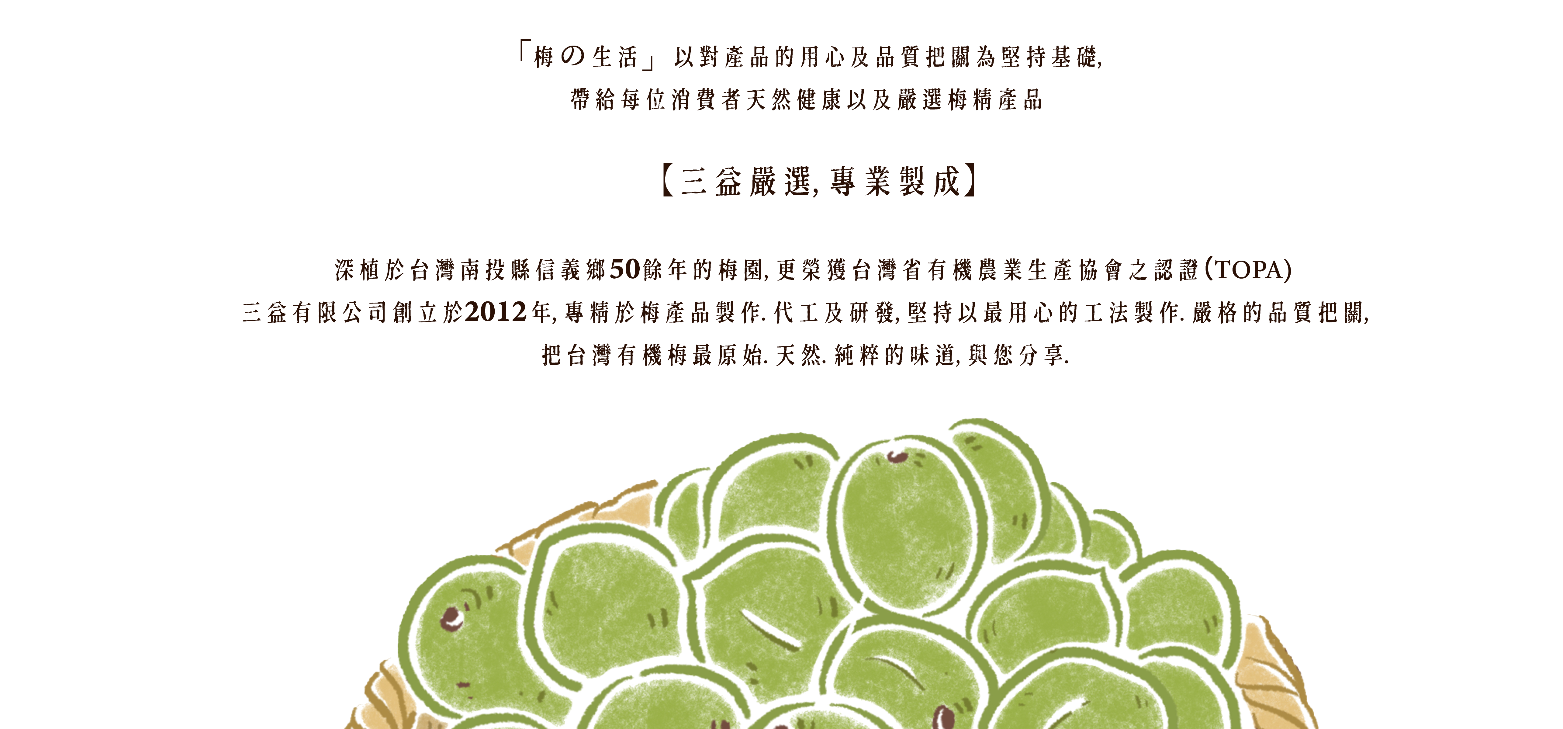 Plumlife梅的生活梅精梅子產品