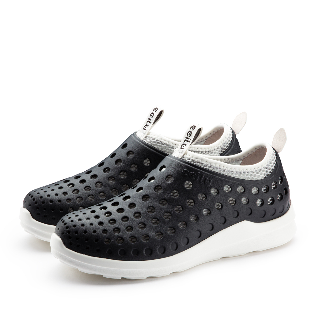 GreenPlax Fish 寶特魚三棲鞋 - 黑色【男款】