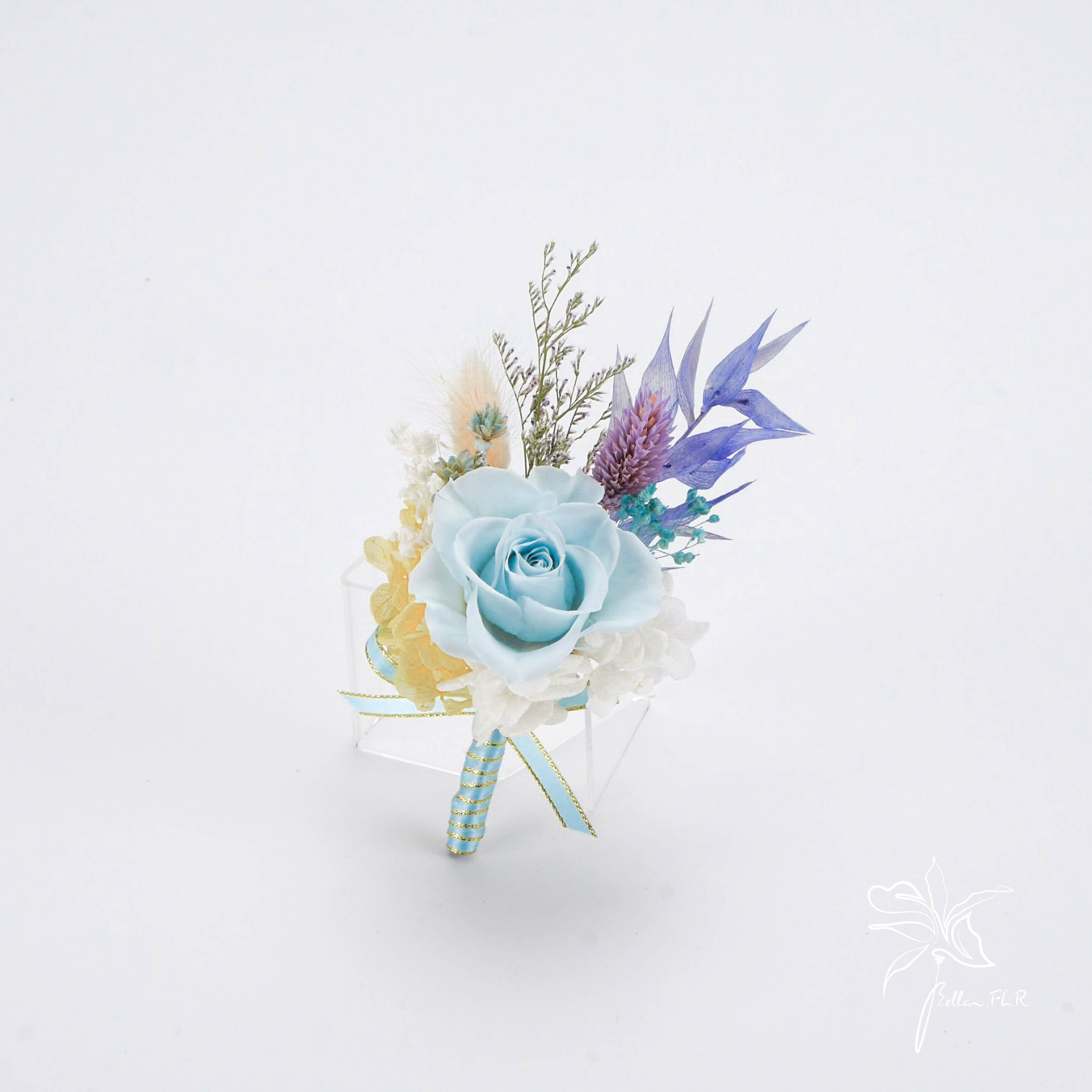 【綻放星空】永生玫瑰胸花