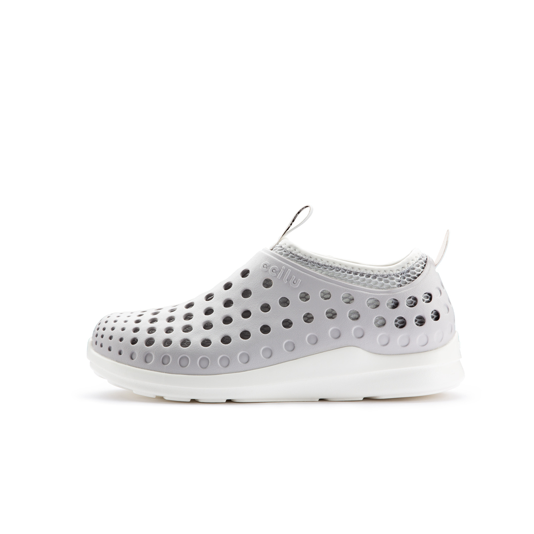 GreenPlax Fish 寶特魚三棲鞋 - 淺灰色【男款】