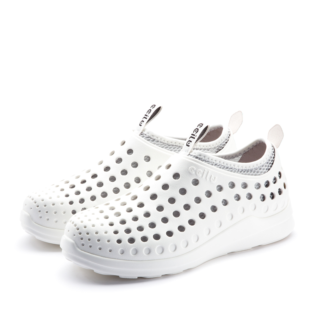 GreenPlax Fish 寶特魚三棲鞋 - 純白色【男款】