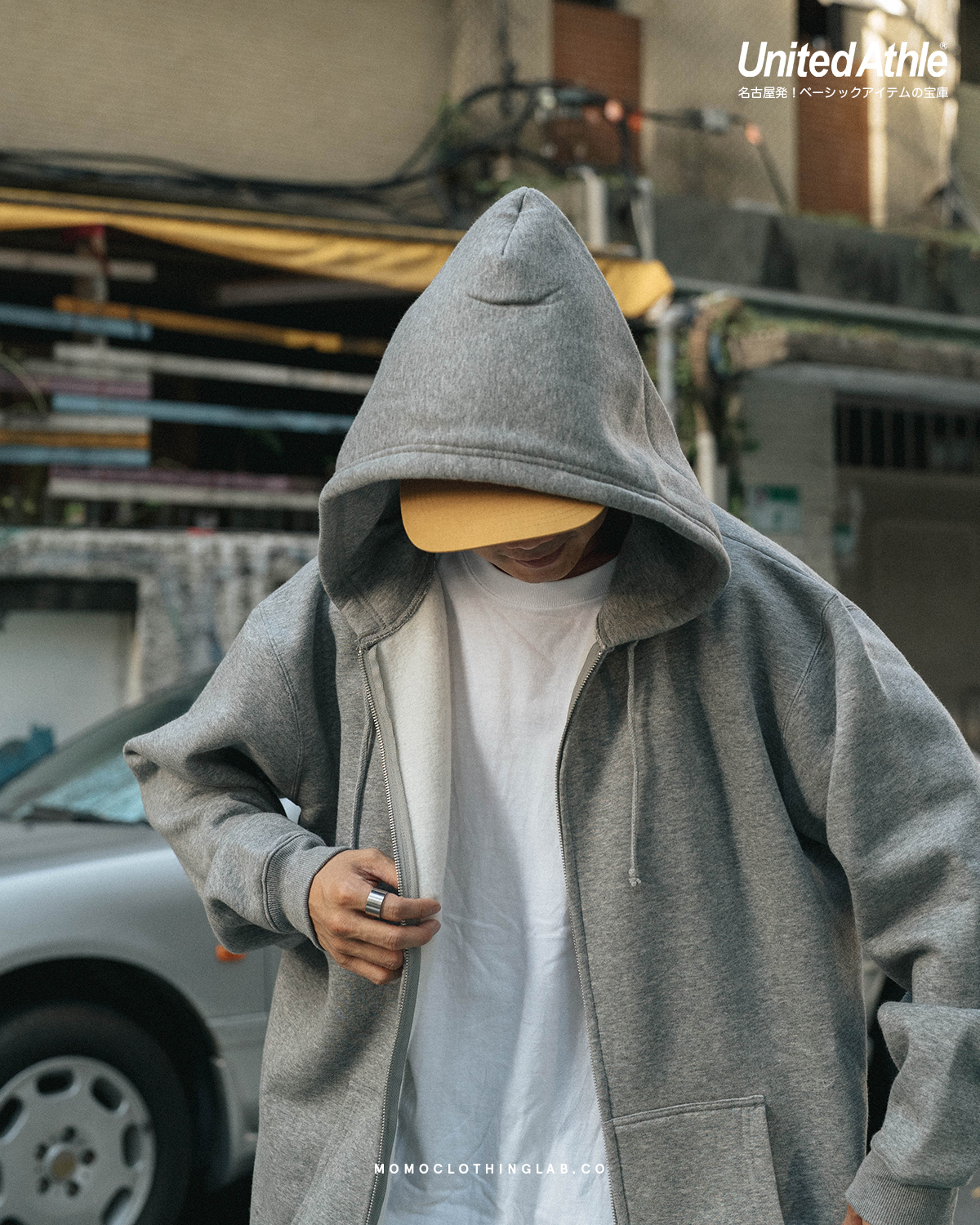 United Athle 10.0oz 內刷毛連帽外套 3562001