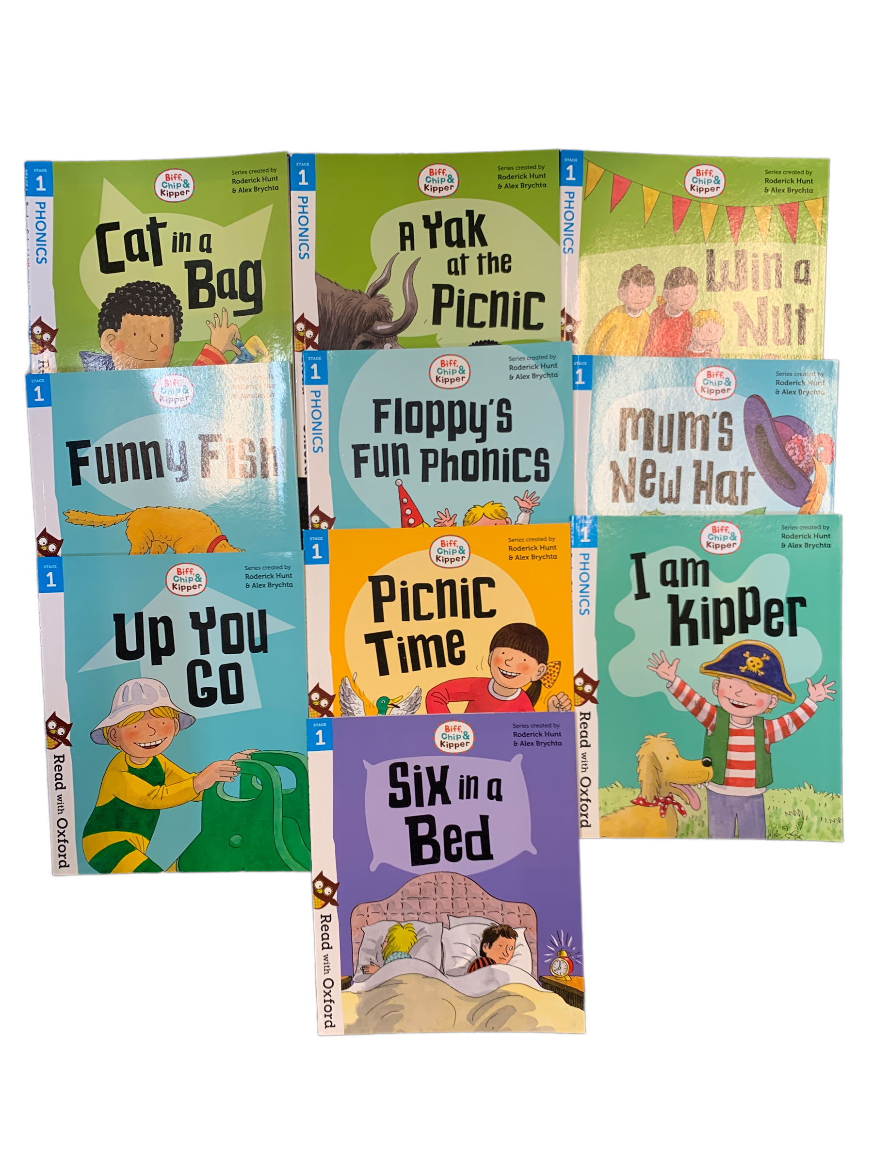 Read with Oxford: Stage 1 Phonics 10 books ( Paperback)