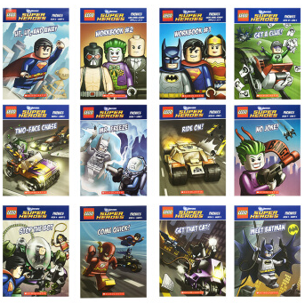 LEGO DC Universe™ Super Heroes Phonics (Pack 1) Collection - 10 Books with 2 Workbooks