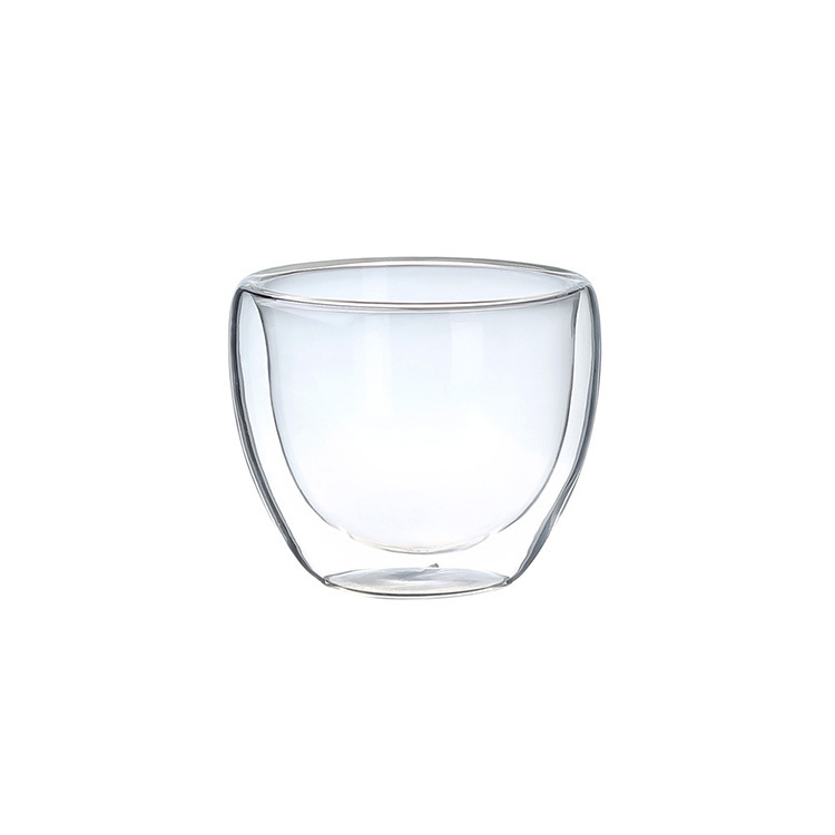 Glass Tea Cup Set - Silver Lining Double Wall Glass Cup – EILONG®