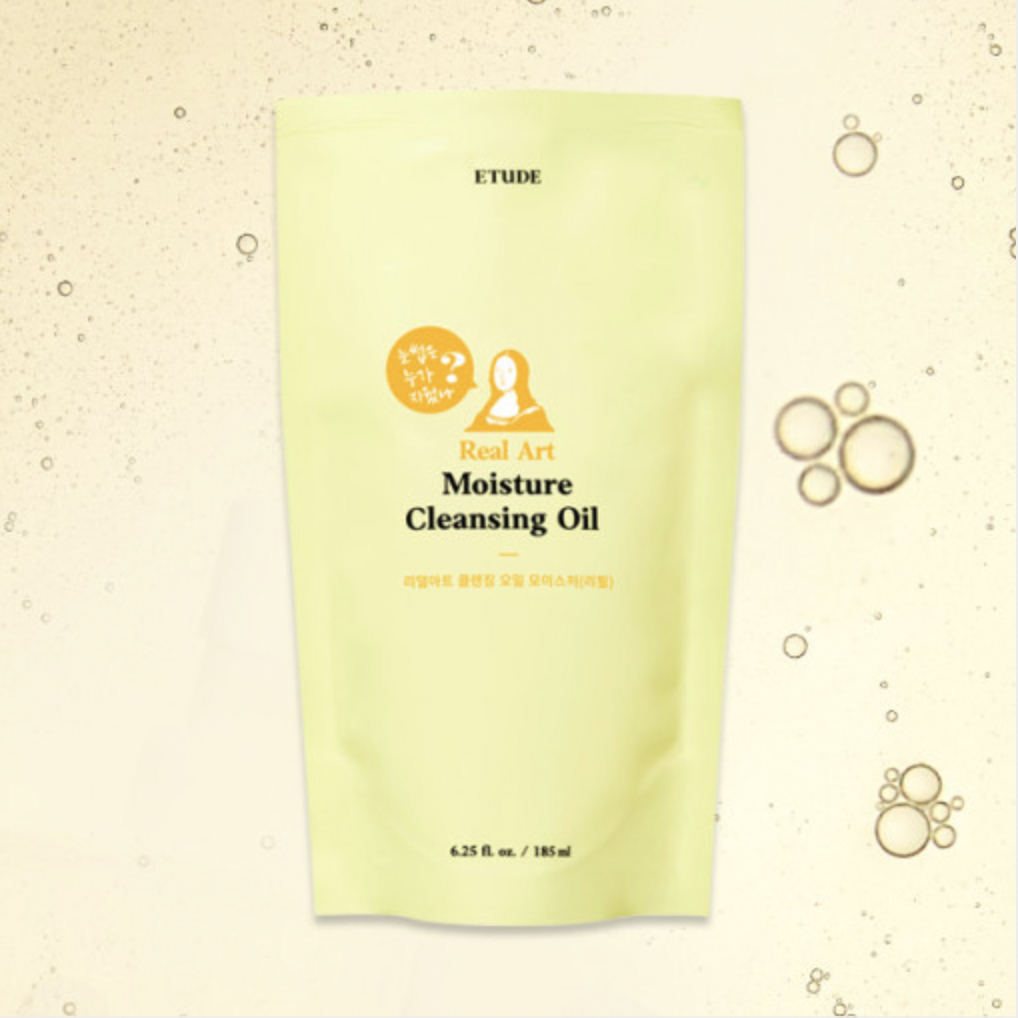 Etude House Real Art Moisture Cleansing Oil 185ml [Refill]
