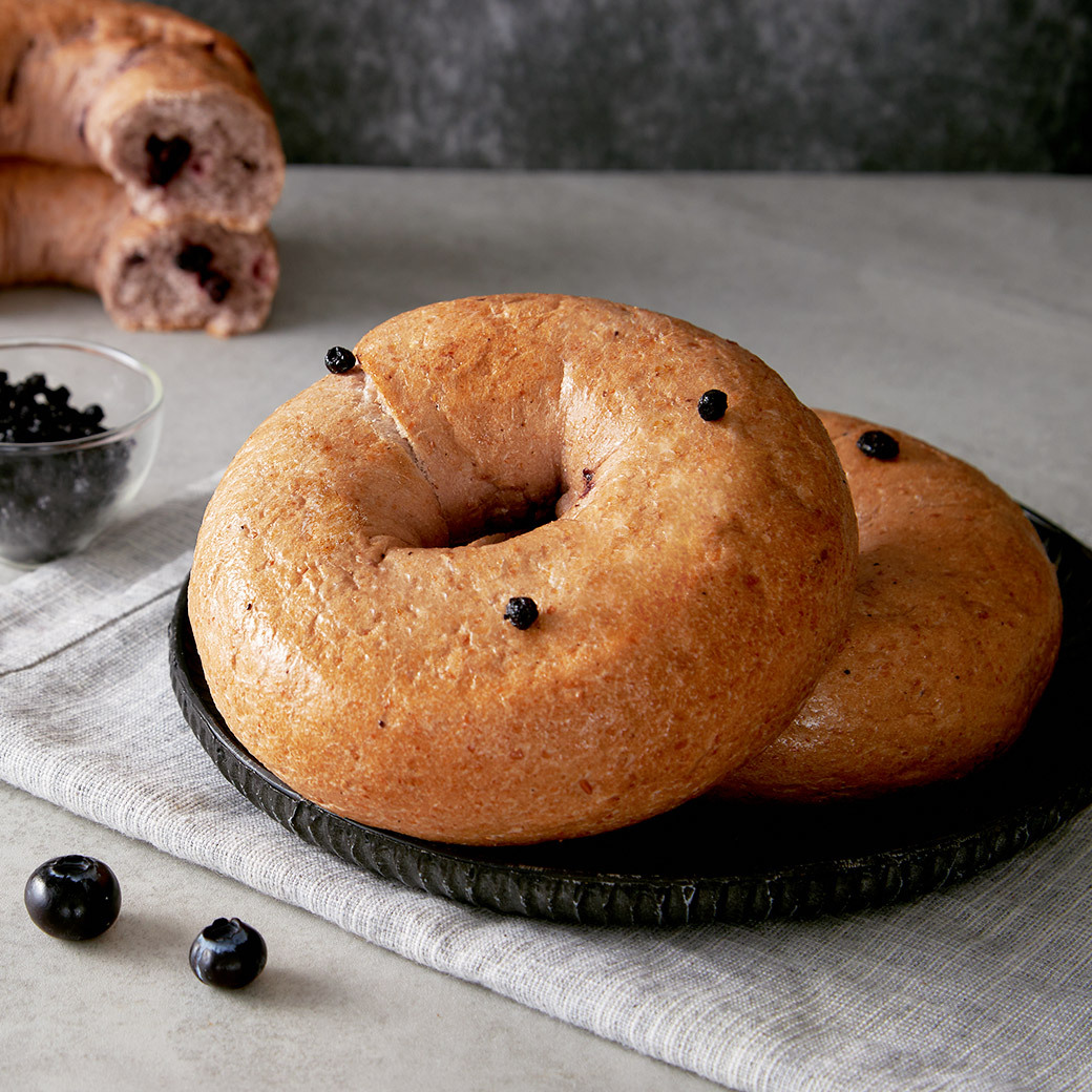 藍莓果粒貝果3入