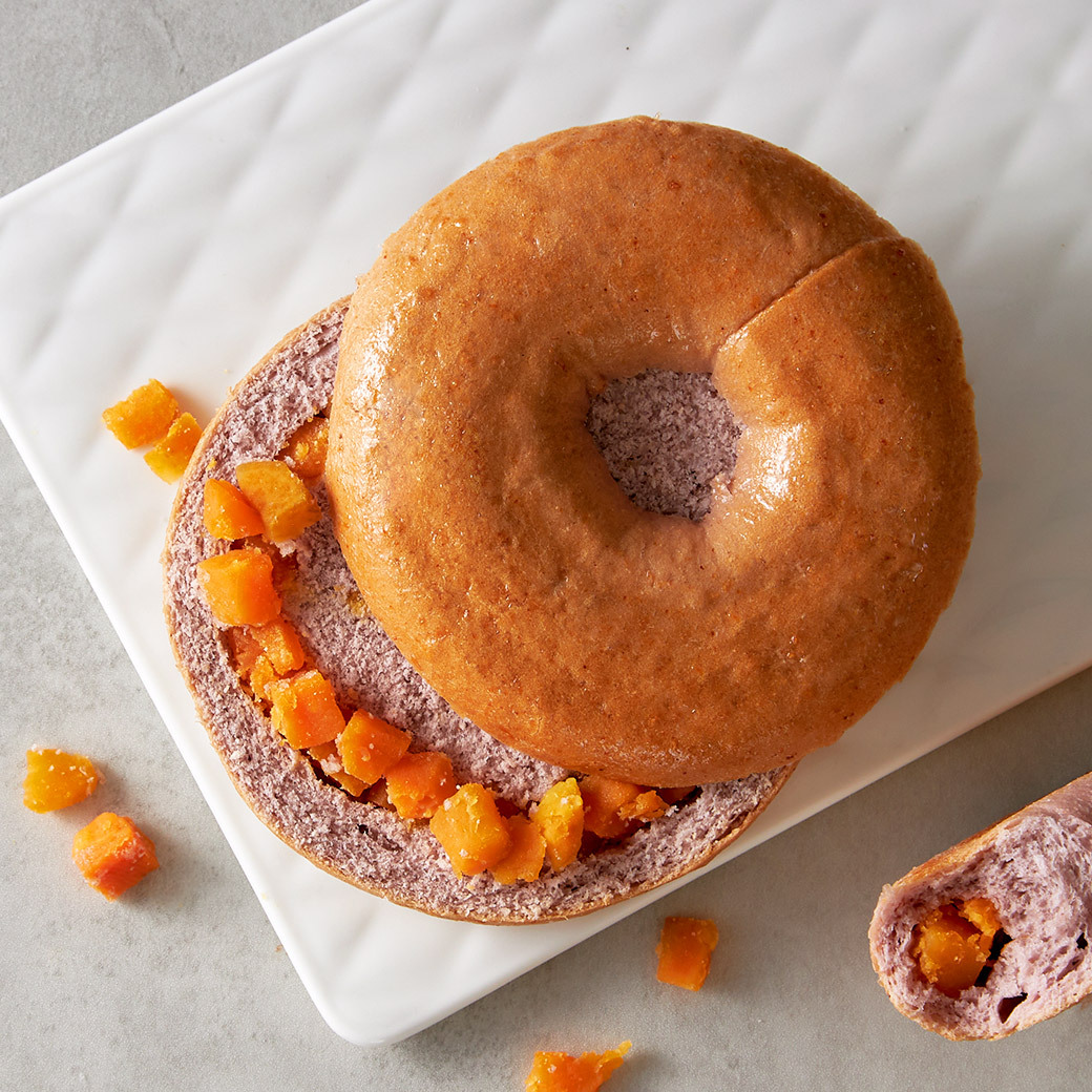 紫心地瓜減醣貝果3入