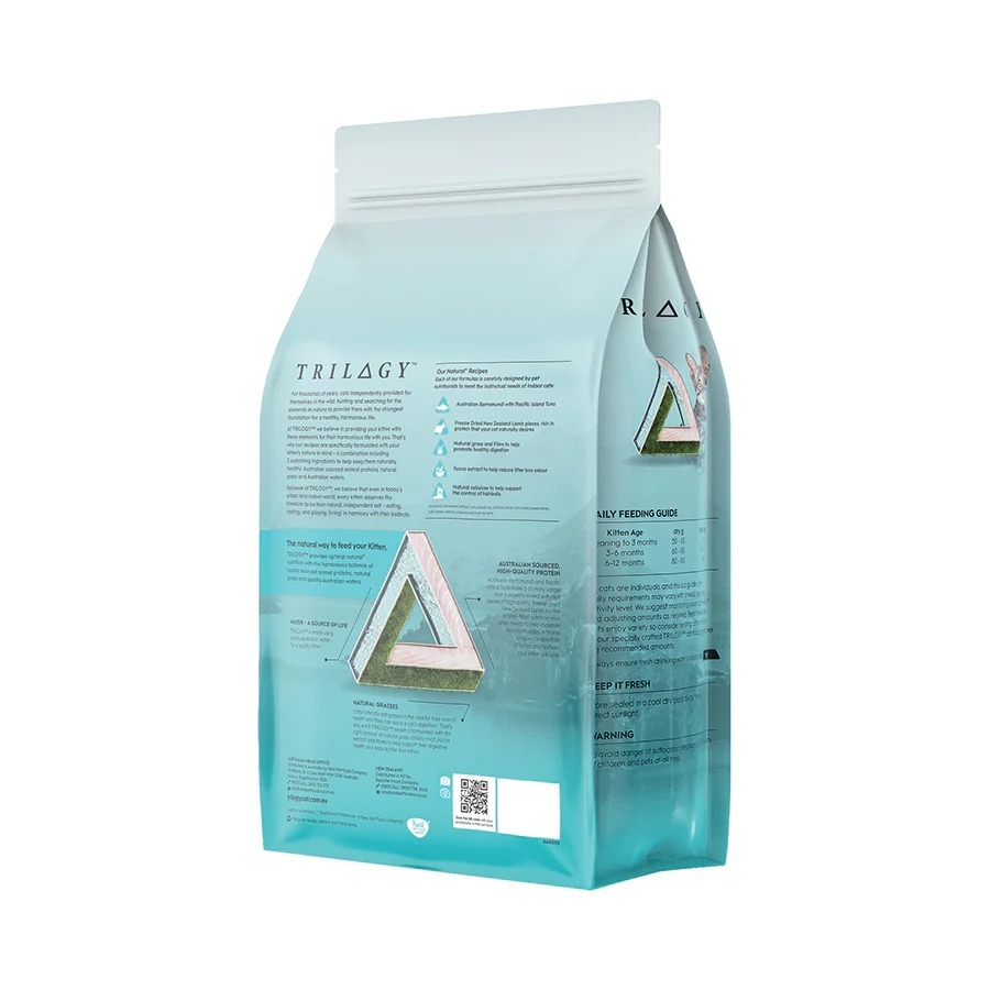 Trilogy 奇境 - 無穀物幼貓糧(發育成長配方) 澳洲尖吻鱸及吞拿魚+紐西蘭凍乾羊肺 1.2kg