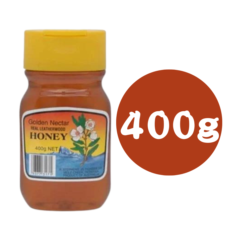 Golden Nectar - 百年蜂場塔斯曼尼亞有機革木蜂蜜500g玻璃樽款/400g方便擠壓膠瓶裝