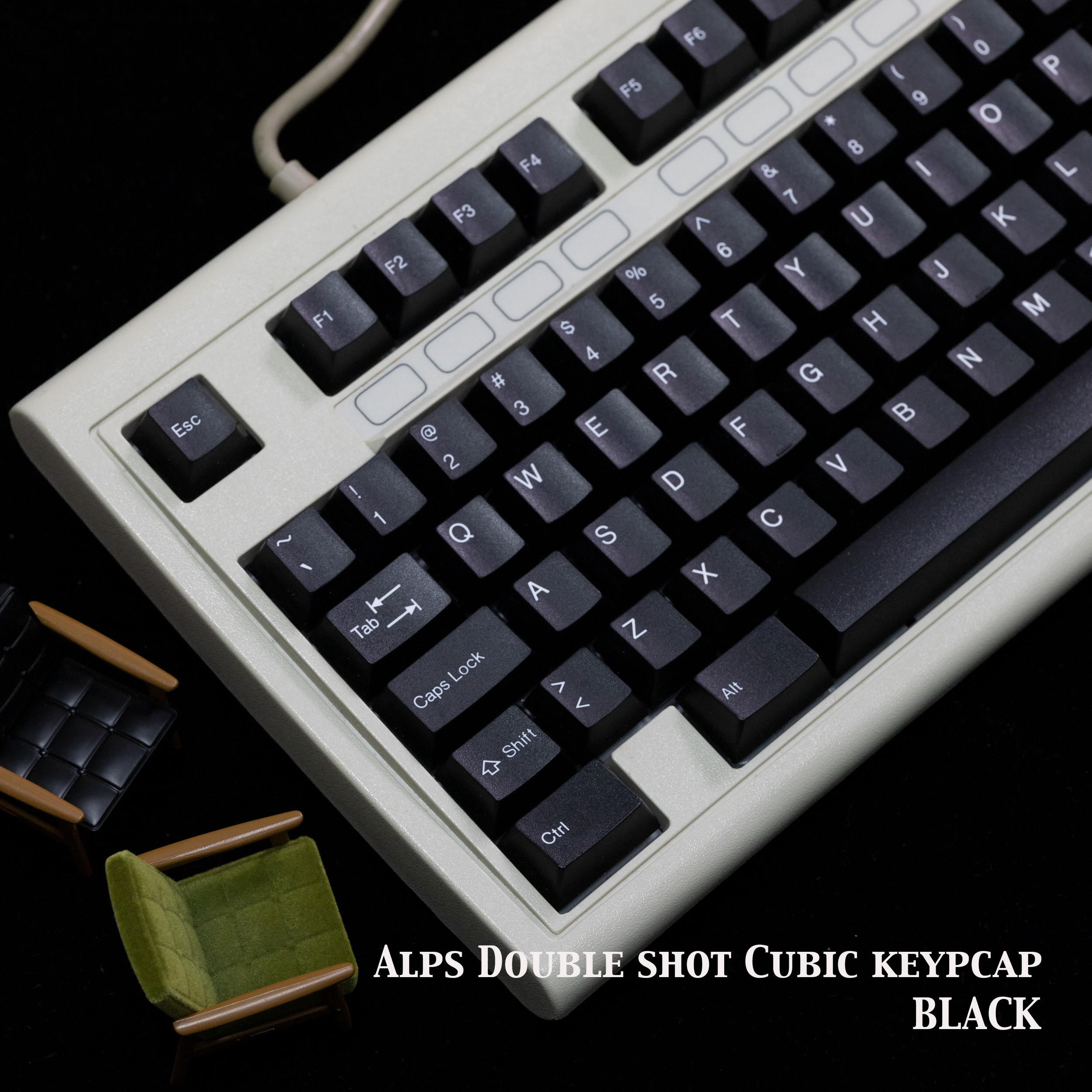 blank alps keycaps