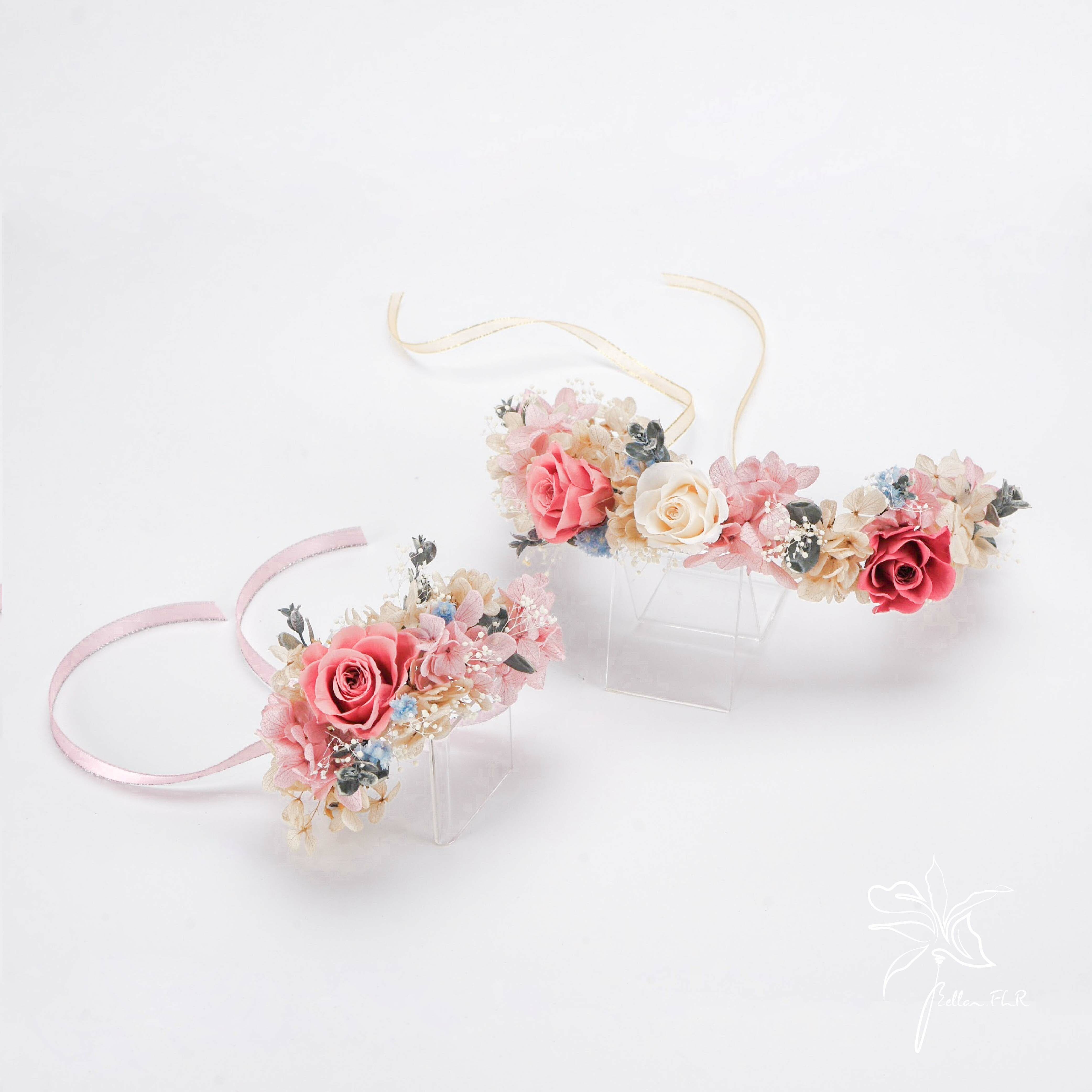 手腕花+花圈 2件組