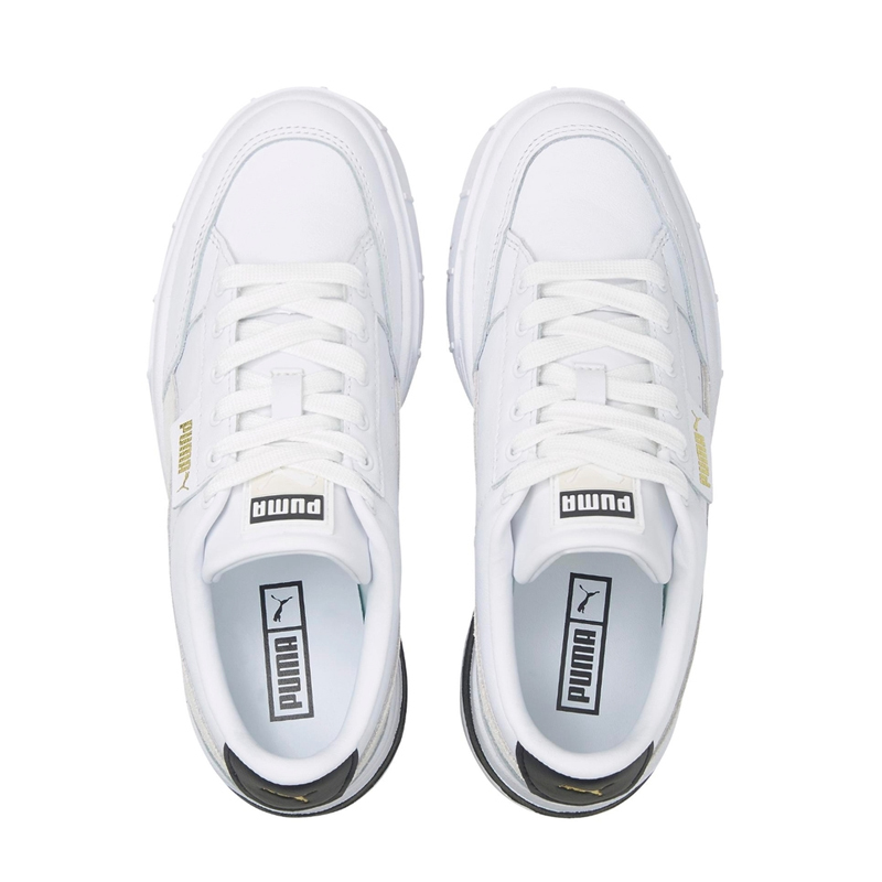 PUMA Mayze Stack Wns 厚底休閒增高女鞋白色38436301 [國內代購]