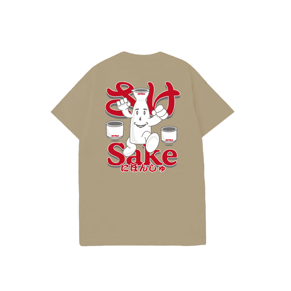 XCTRL 清酒桑短T-卡其