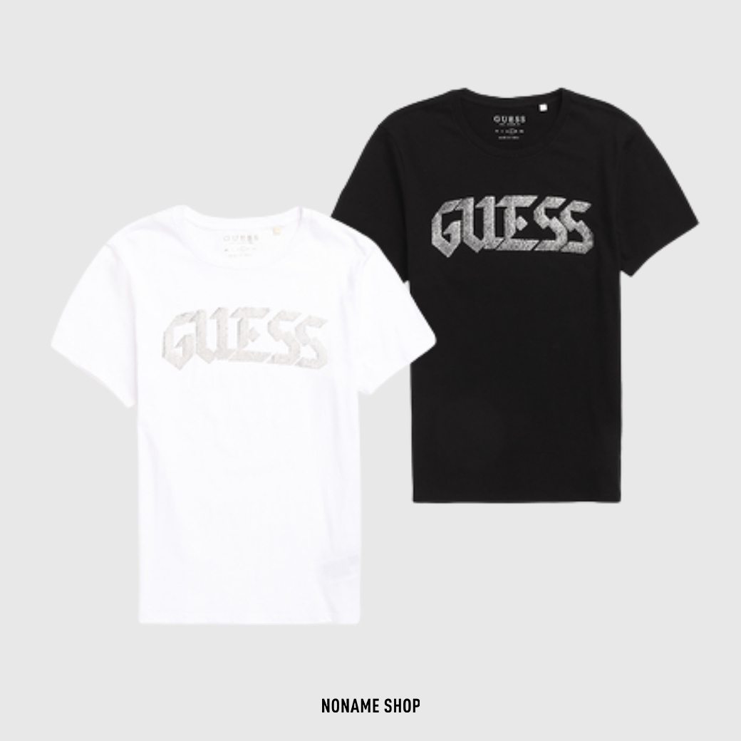 Guess  經典 反光 燙印 LOGO 短袖 短T (男款)