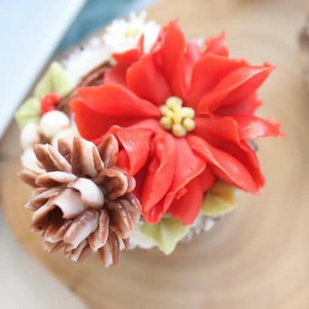 聖誕唧花cupcake 班
