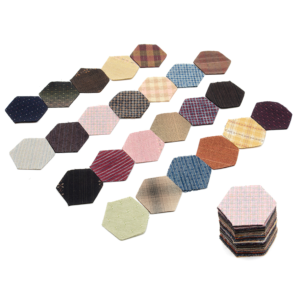 六角形先染布片(有大 / 中 / 小)可選購