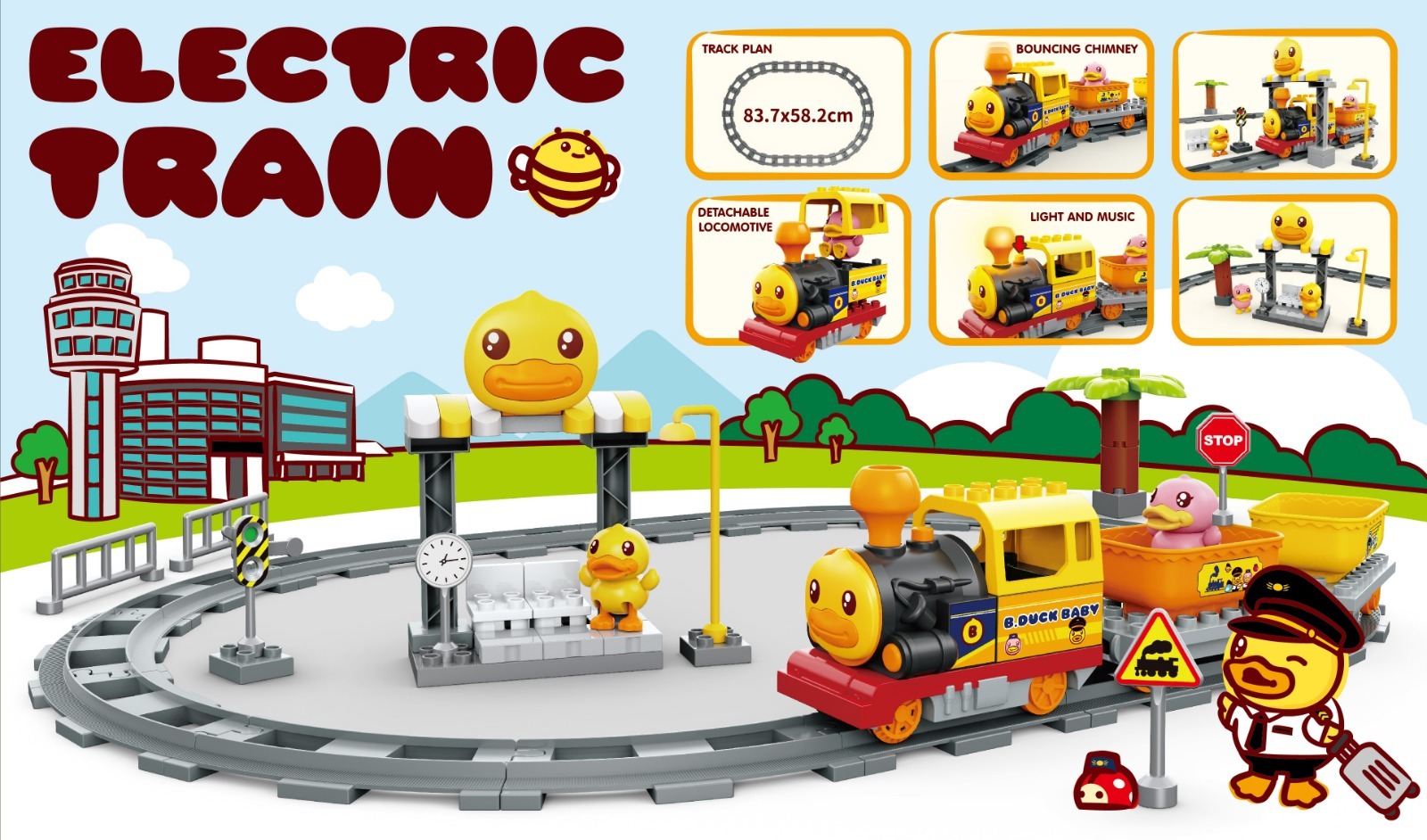 B.Duck 積木火車